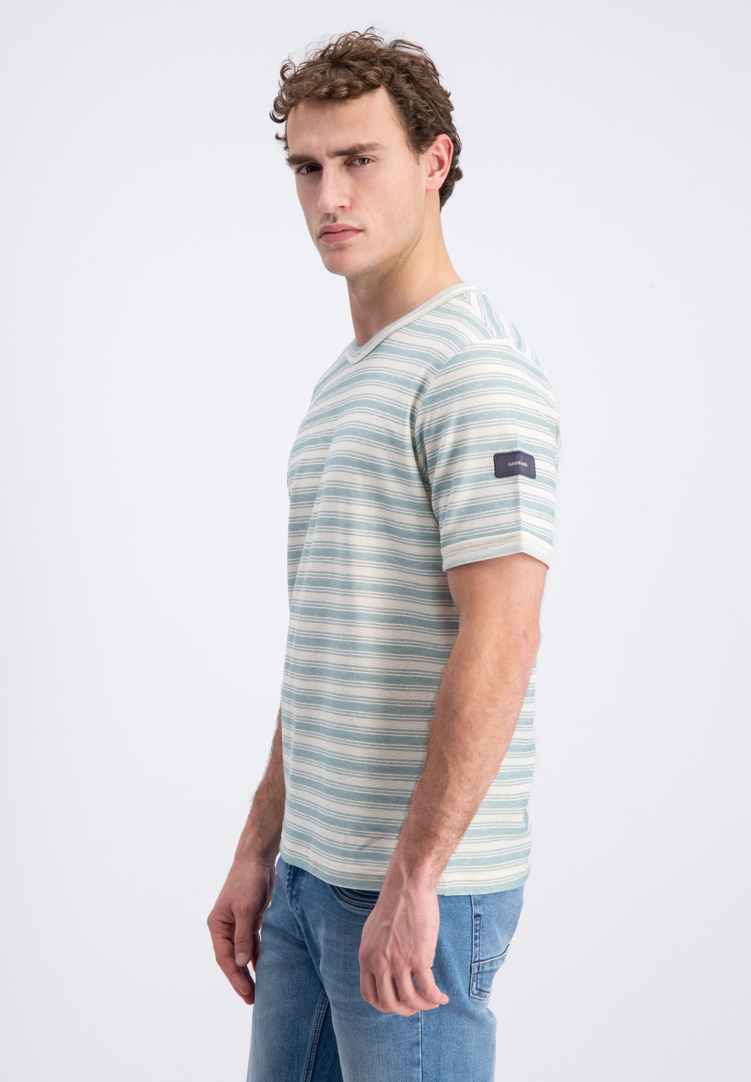 Sovla – Jacquard striped T-shirt