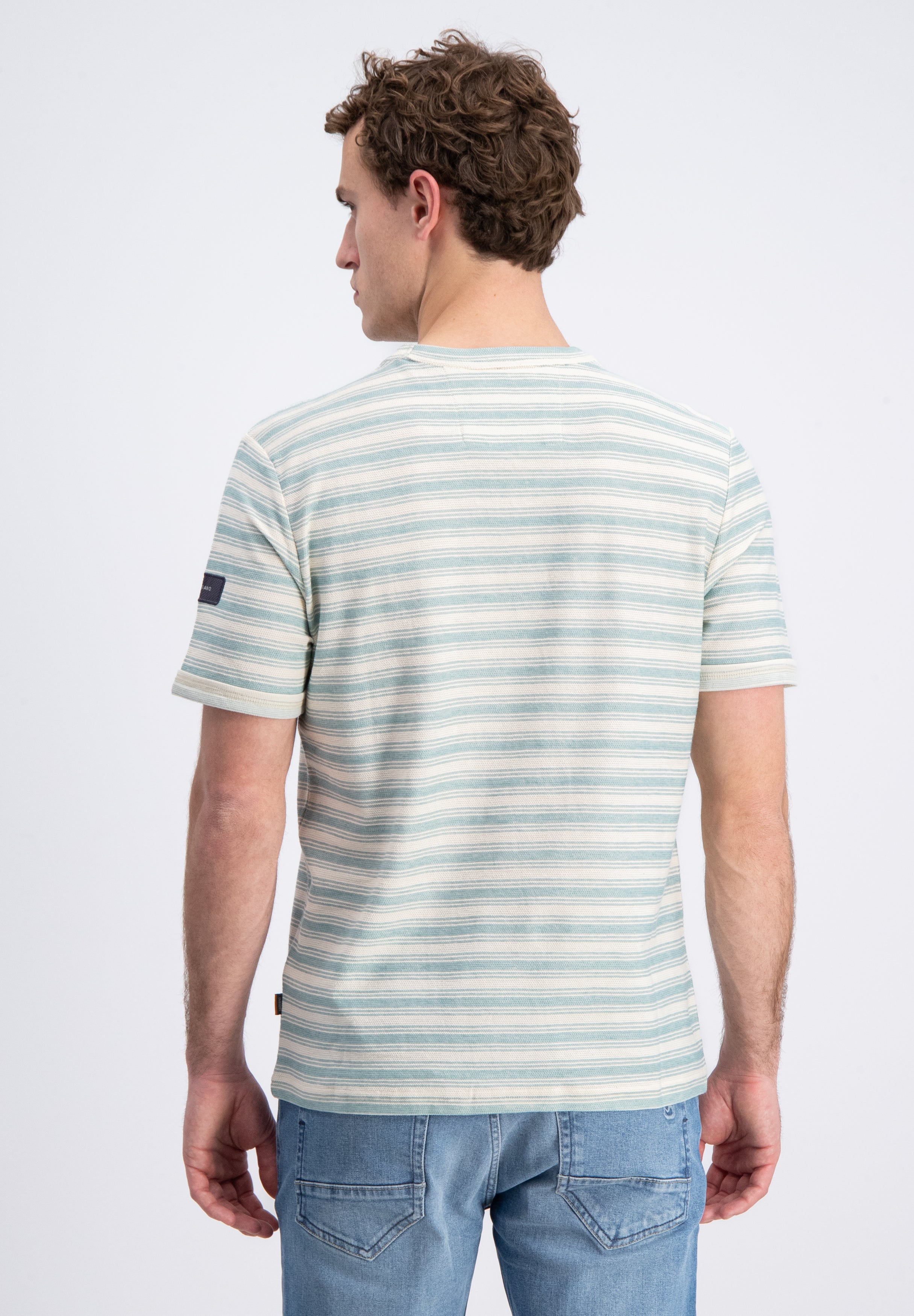 Sovla – Jacquard striped T-shirt