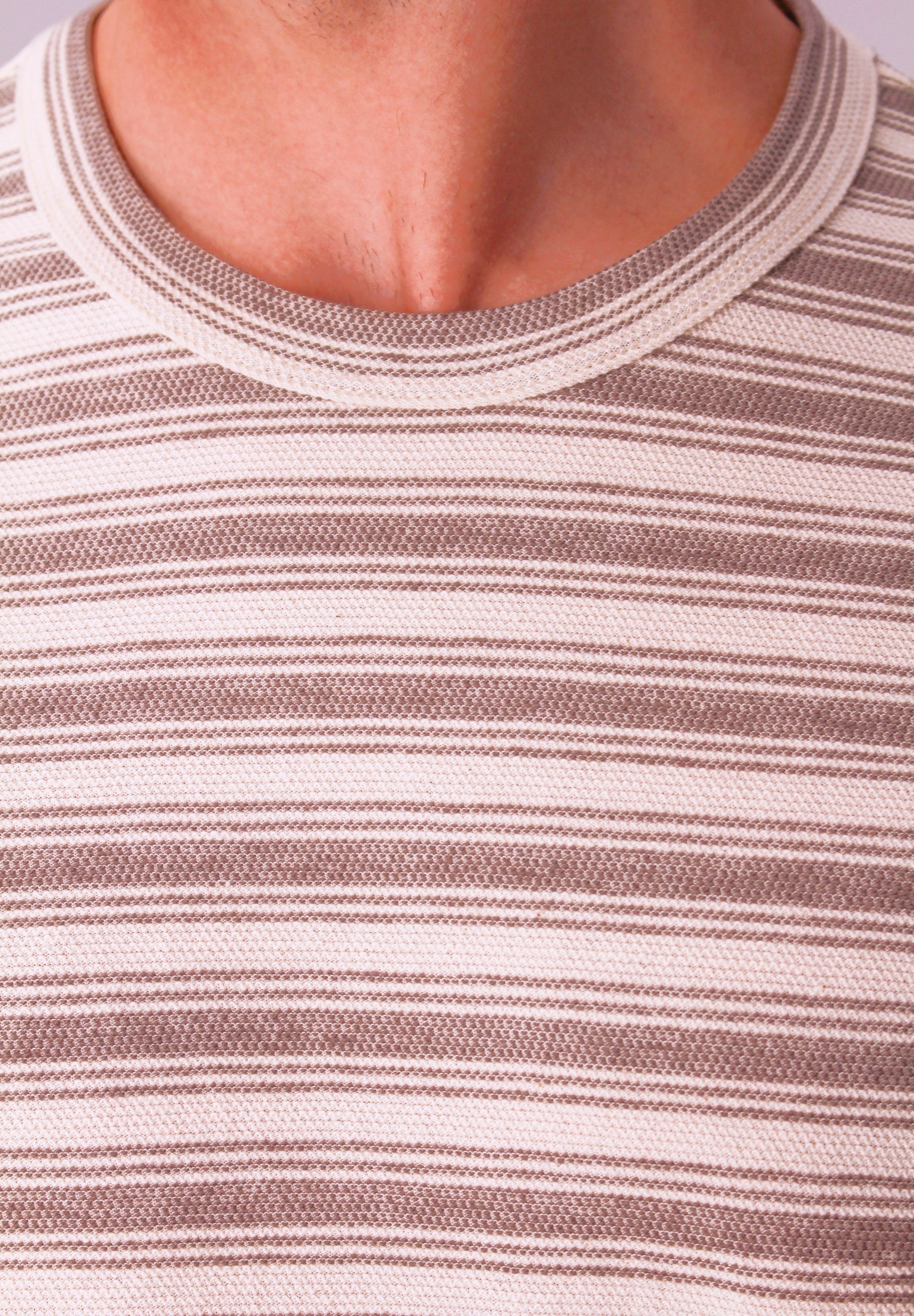 Sovla – Jacquard striped T-shirt
