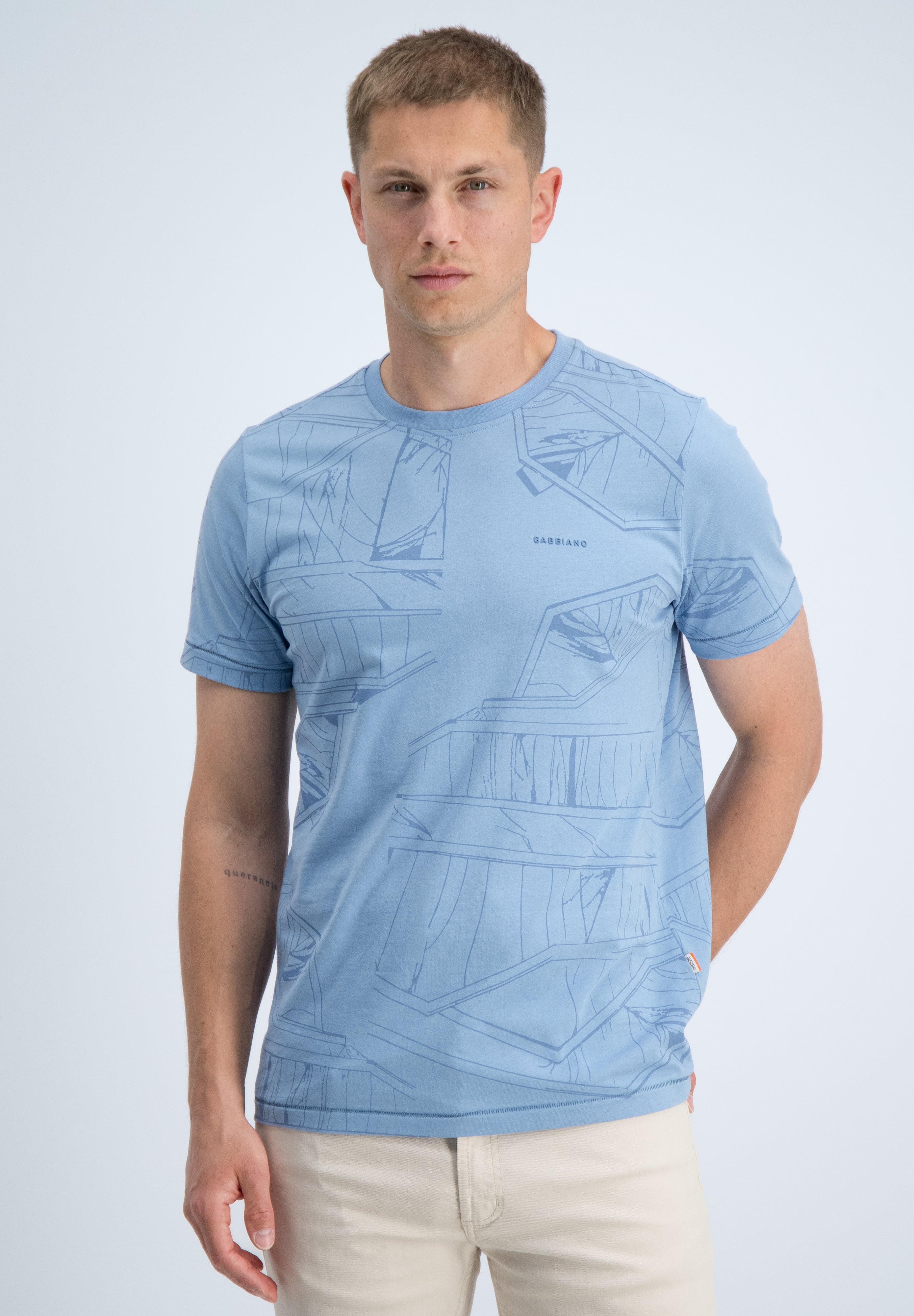 Regular fit t-shirt all over print