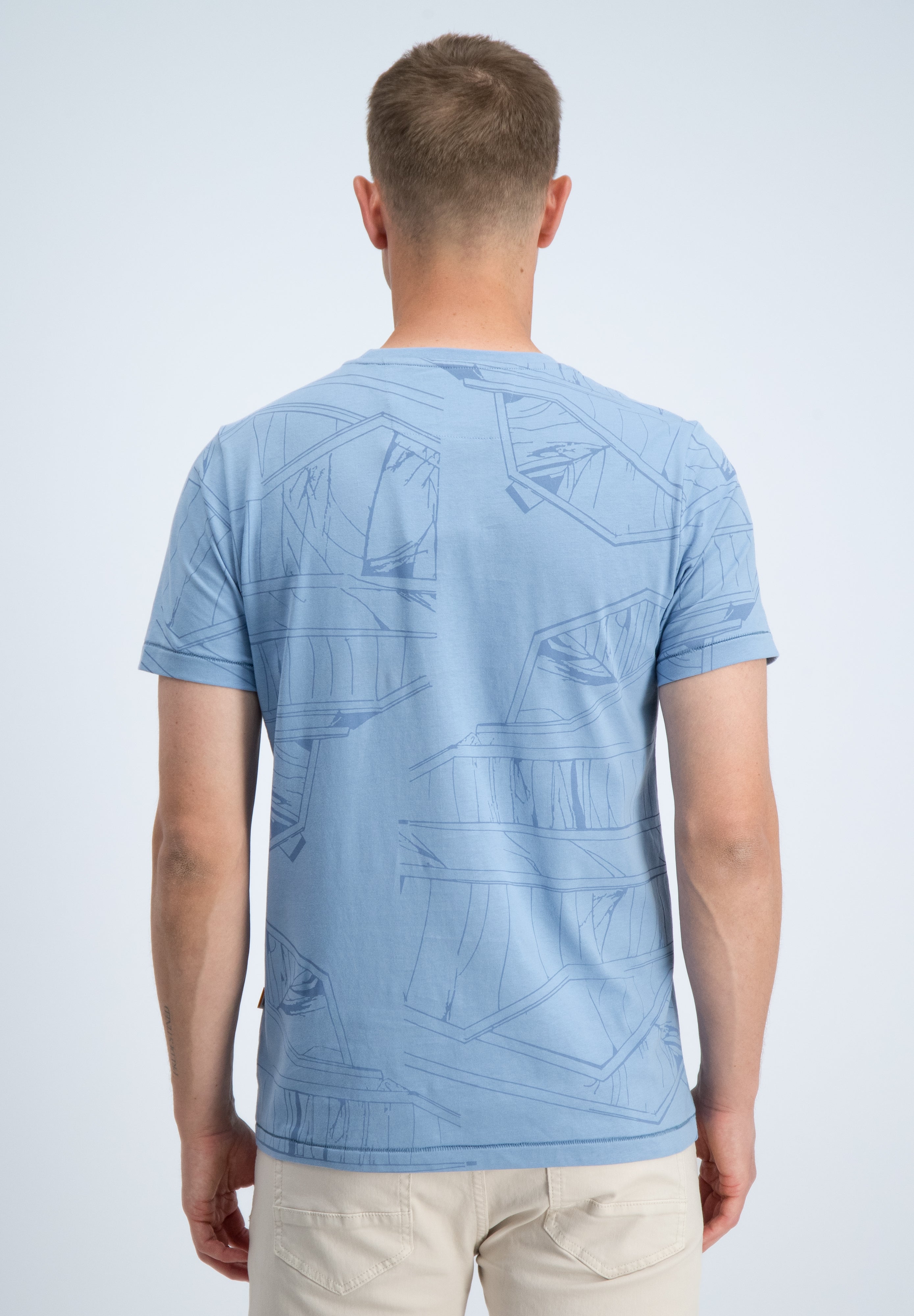 Regular fit t-shirt all over print