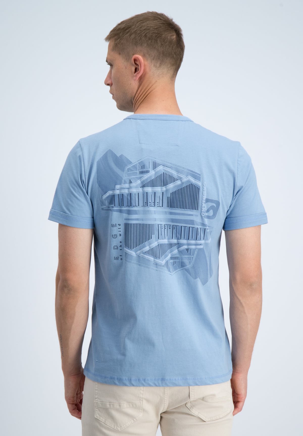 Regular fit t-shirt backprint 3d