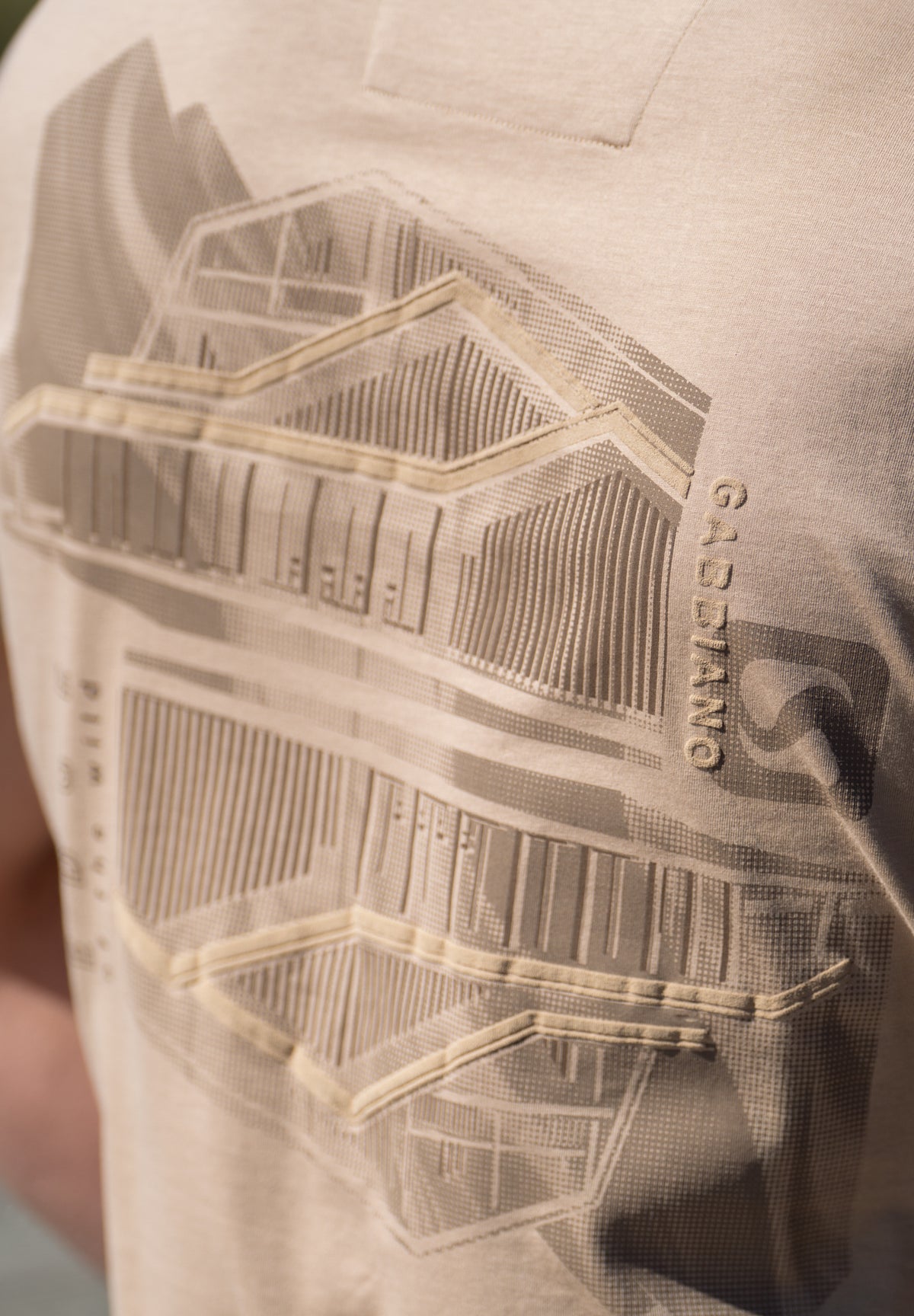 Regular fit t-shirt backprint 3d