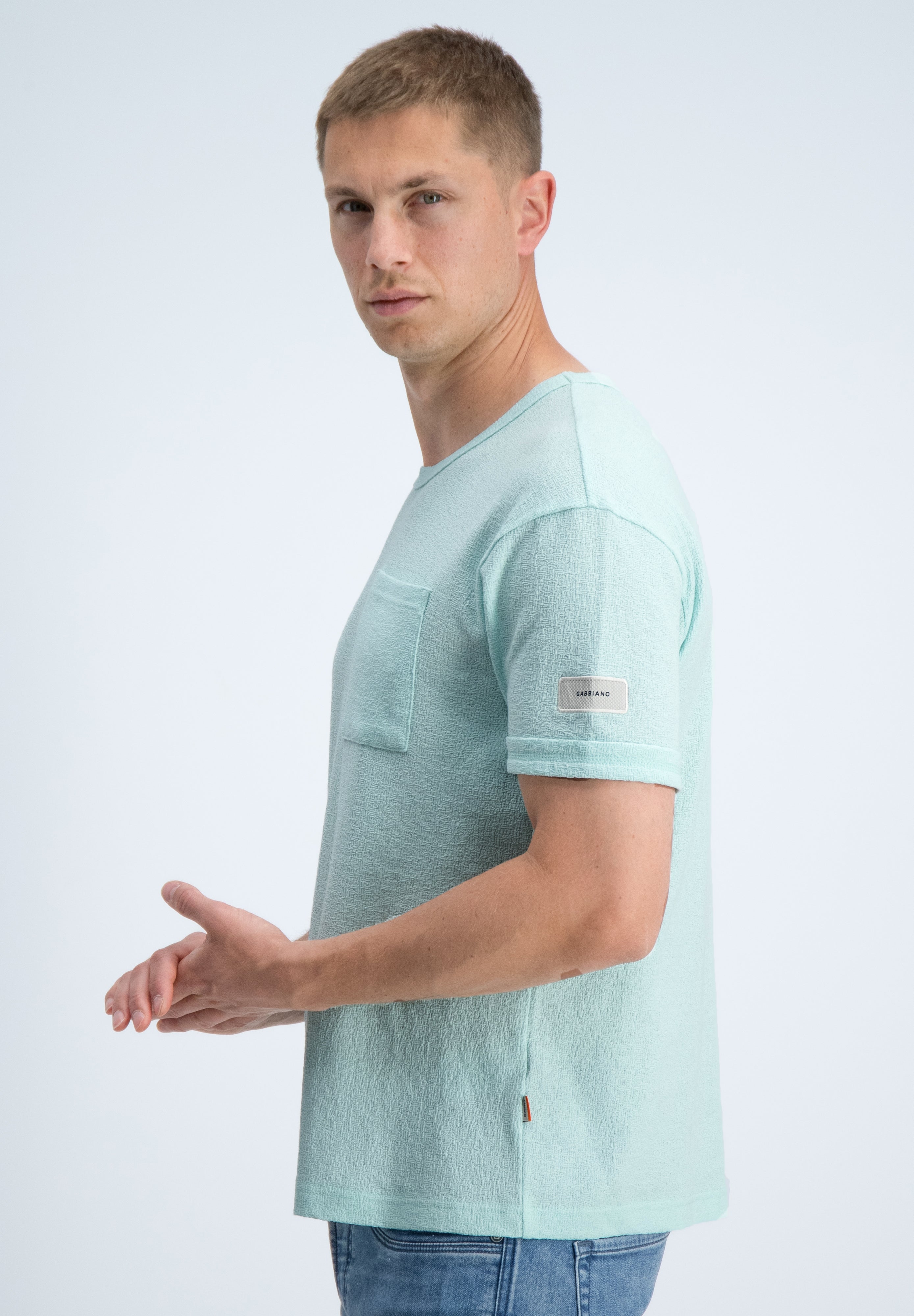 Relaxed fit t-shirt met structuur