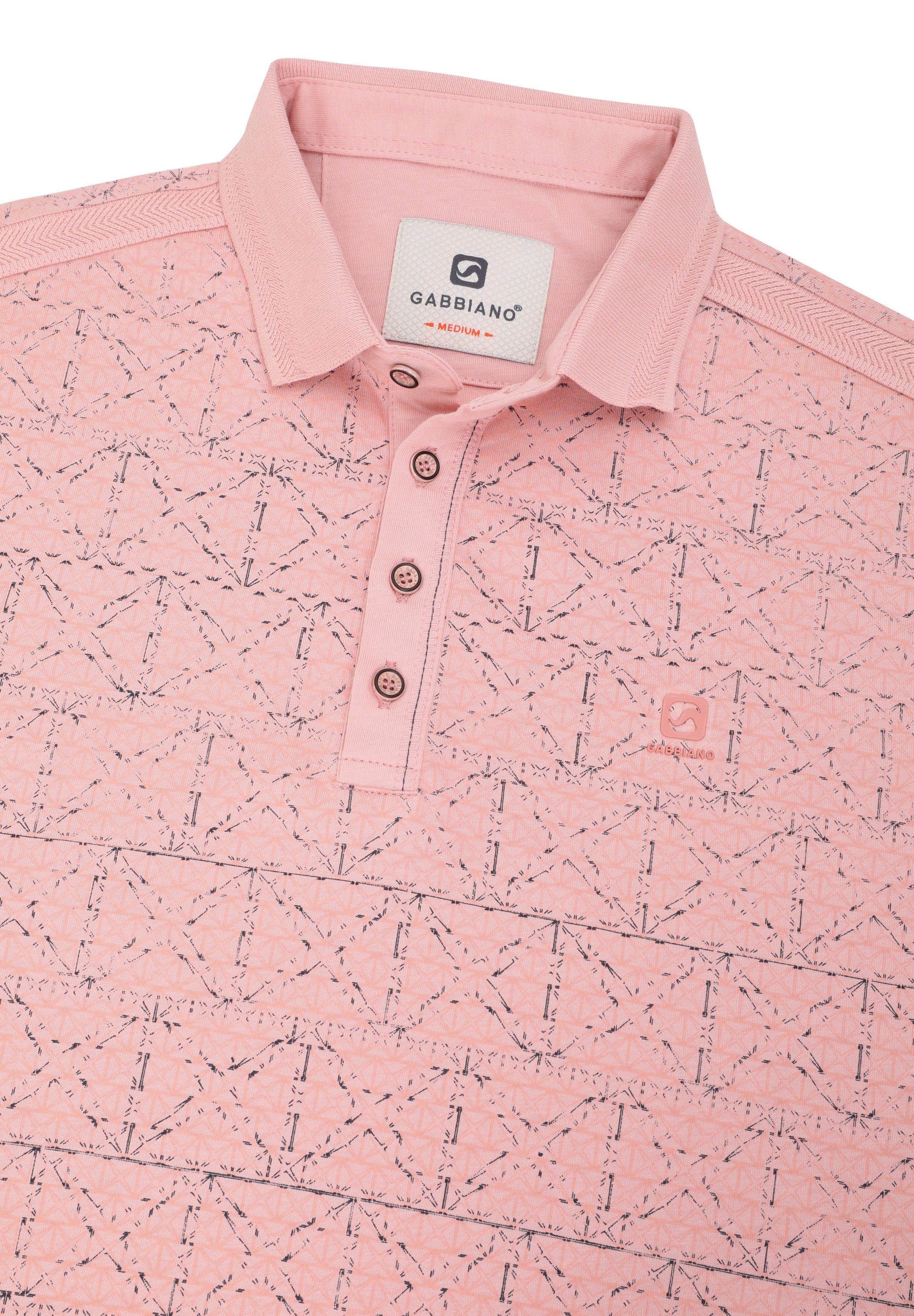 Polo met allover print