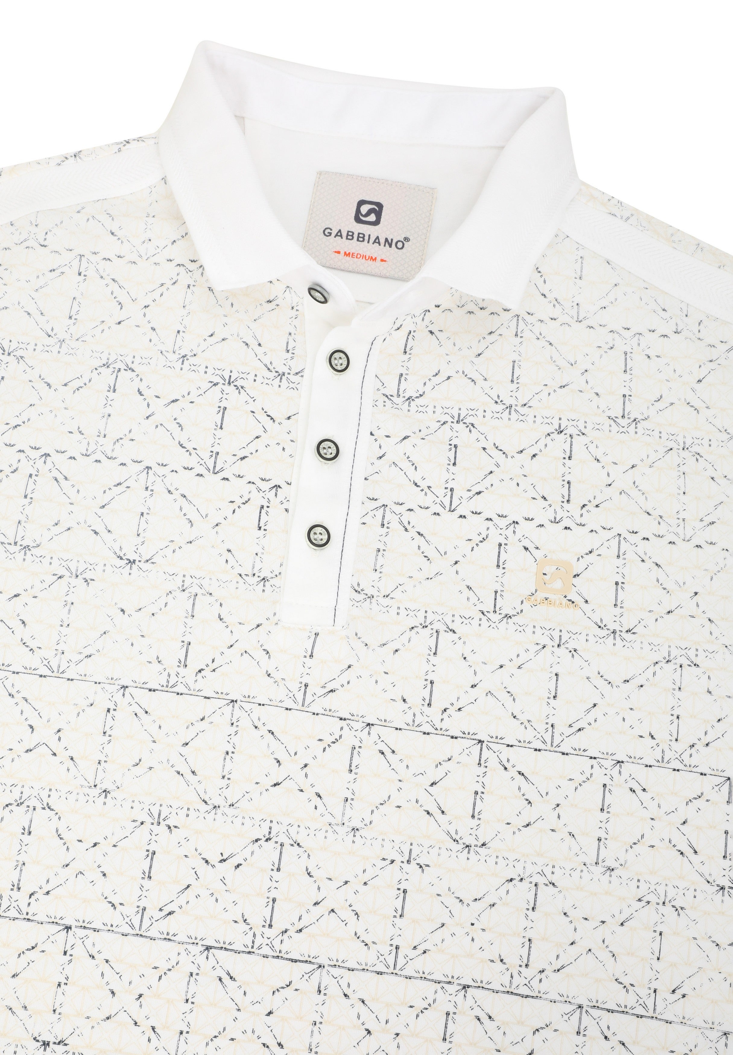 Polo met allover print