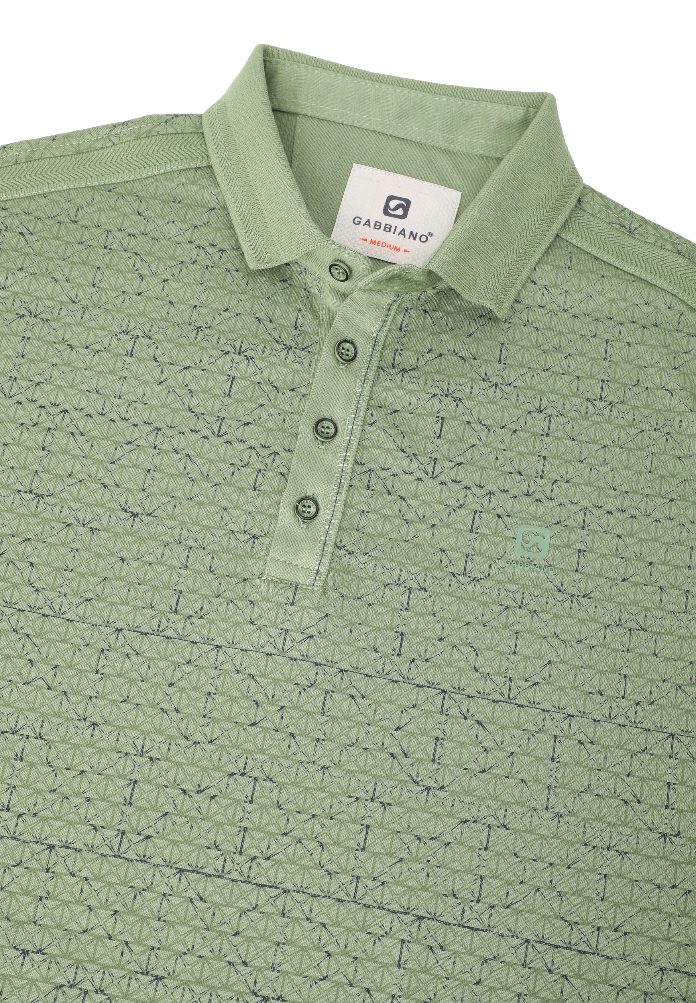 Polo met allover print