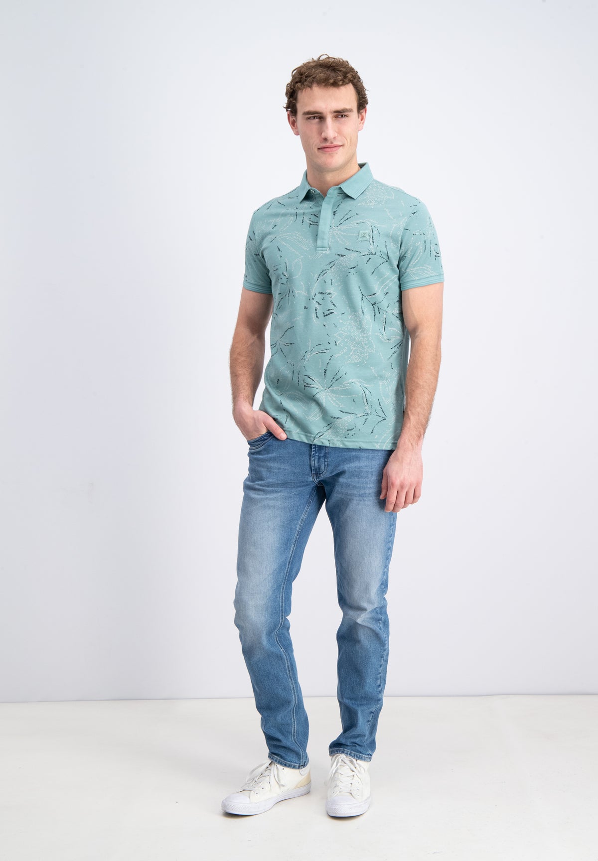 Brenzi – Short sleeve all over print polo