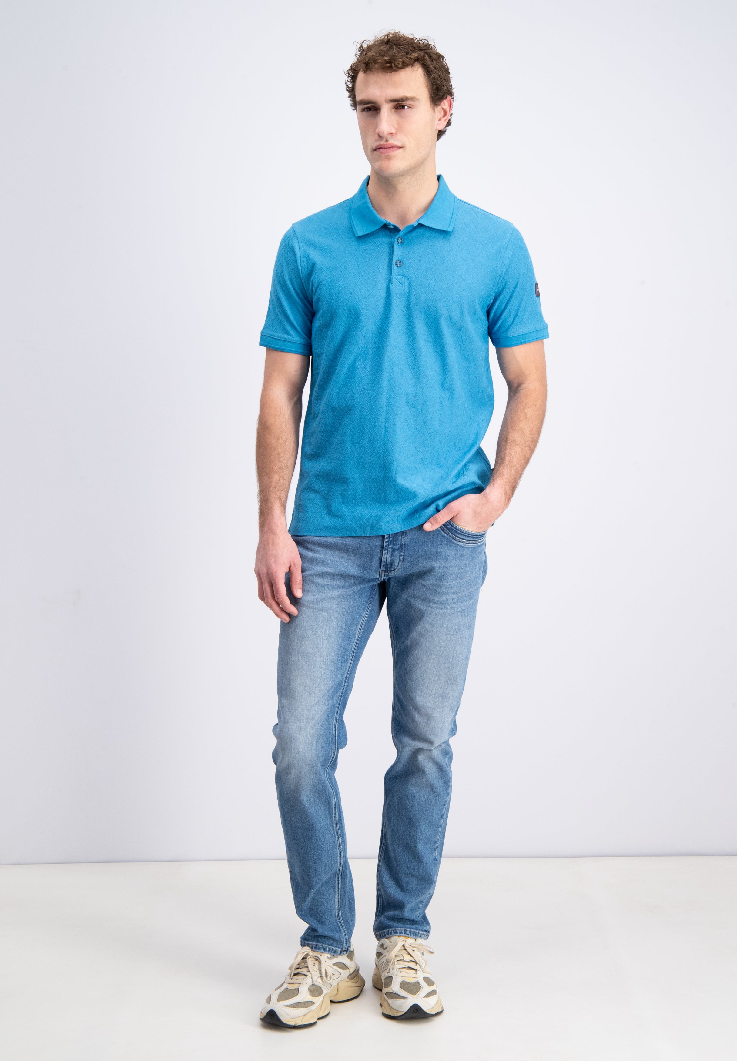 Rudor – Jacquard structure polo