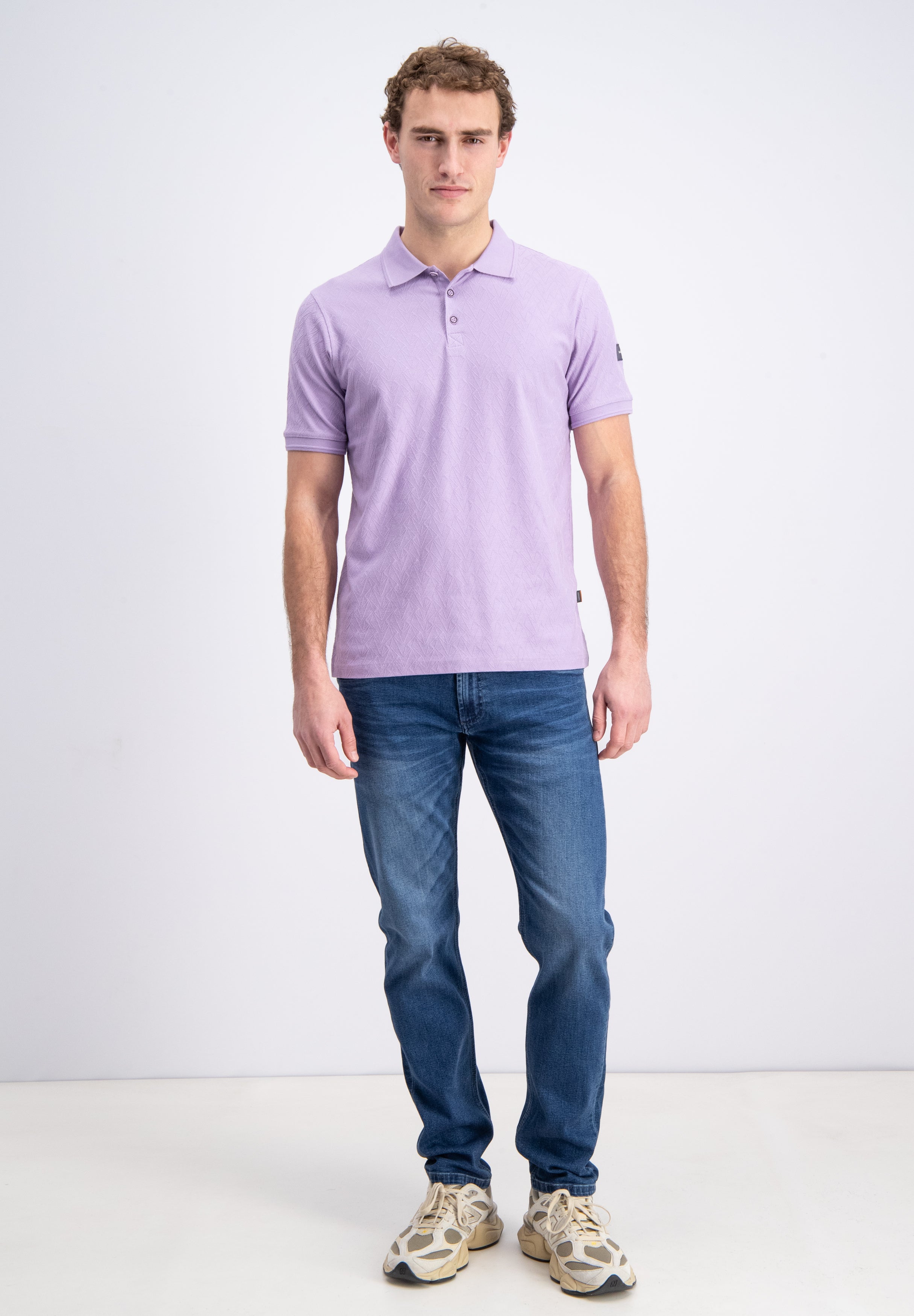 Rudor – Jacquard structure polo