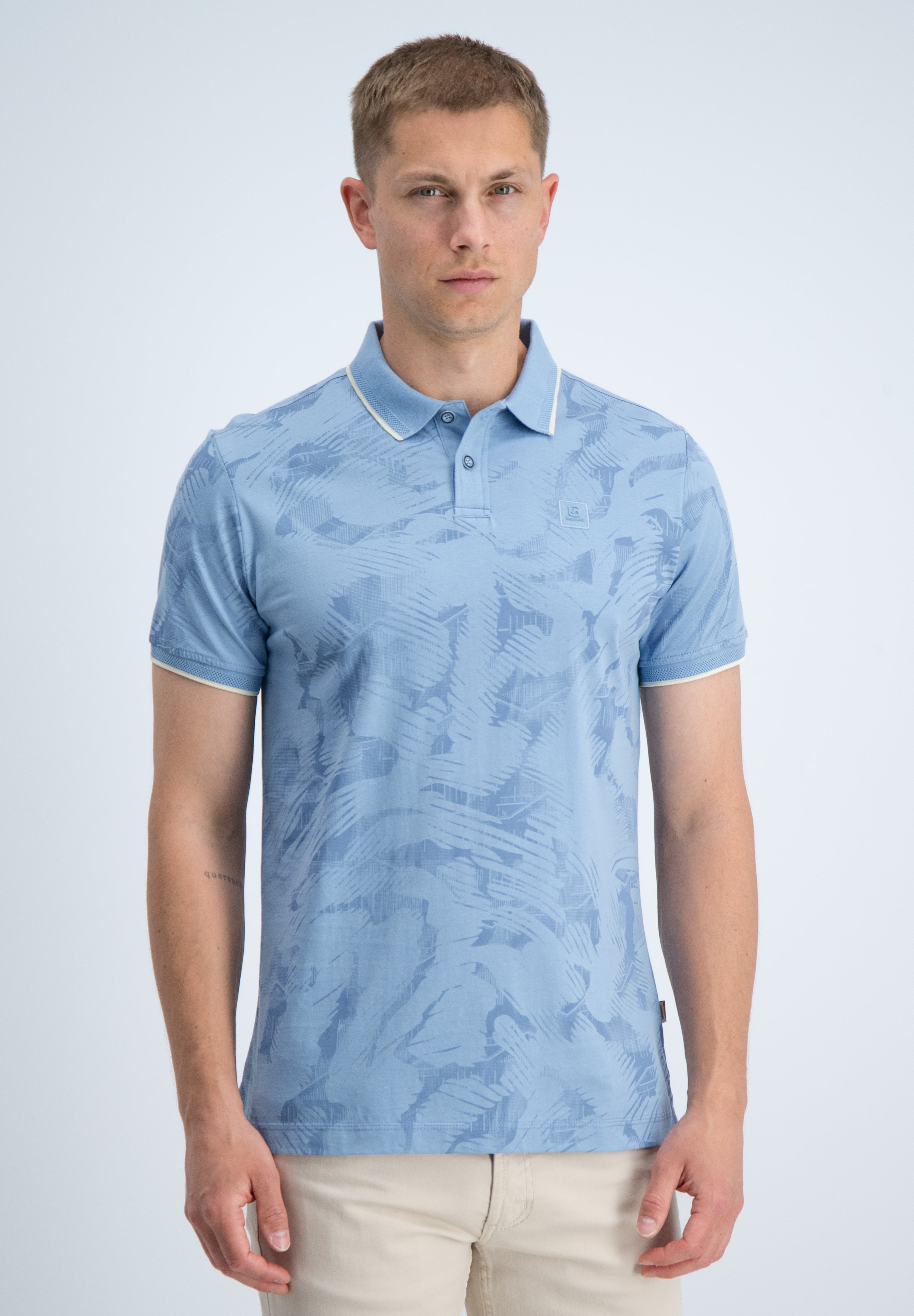 Regular fit polo all over print