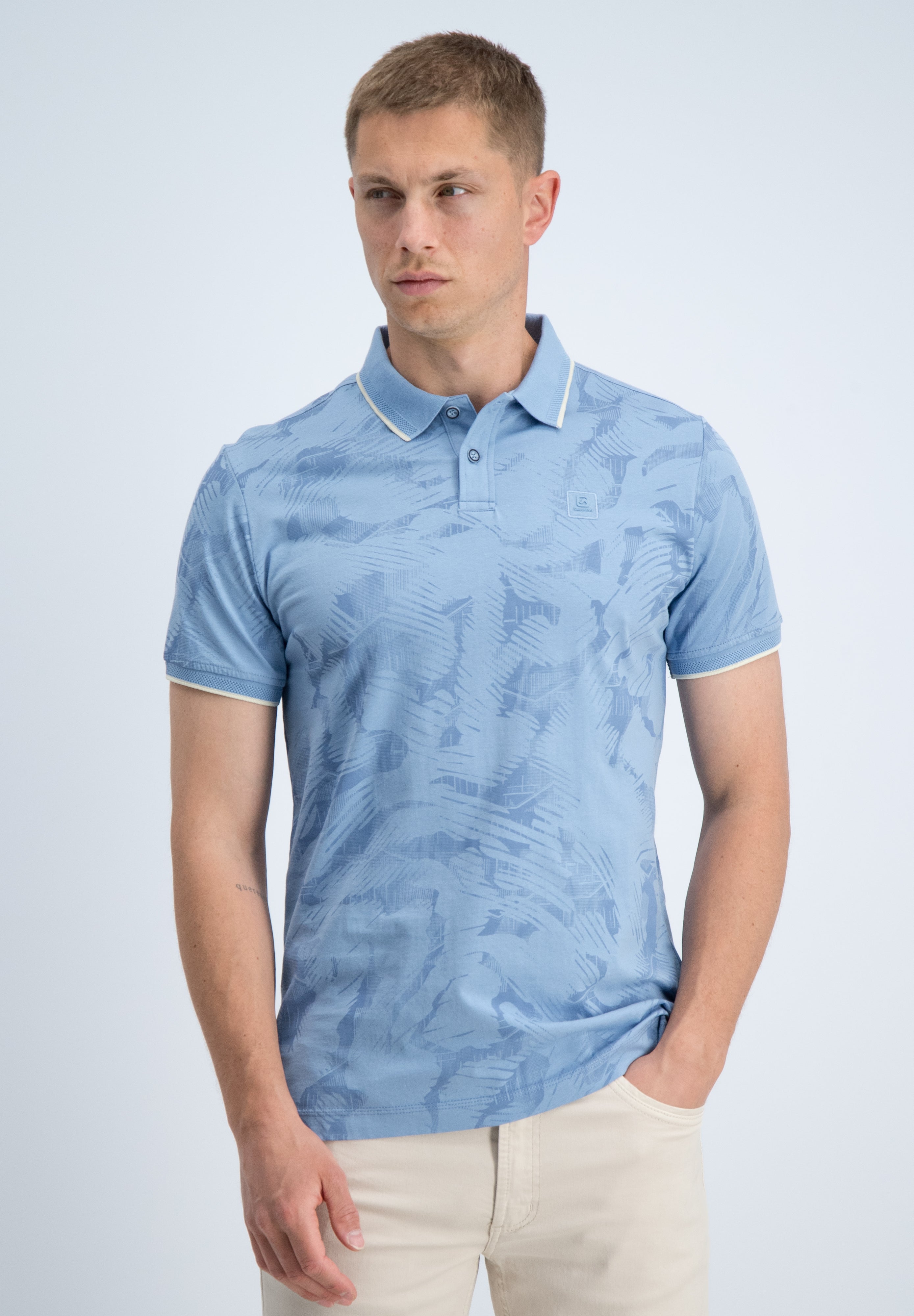 Regular fit polo all over print