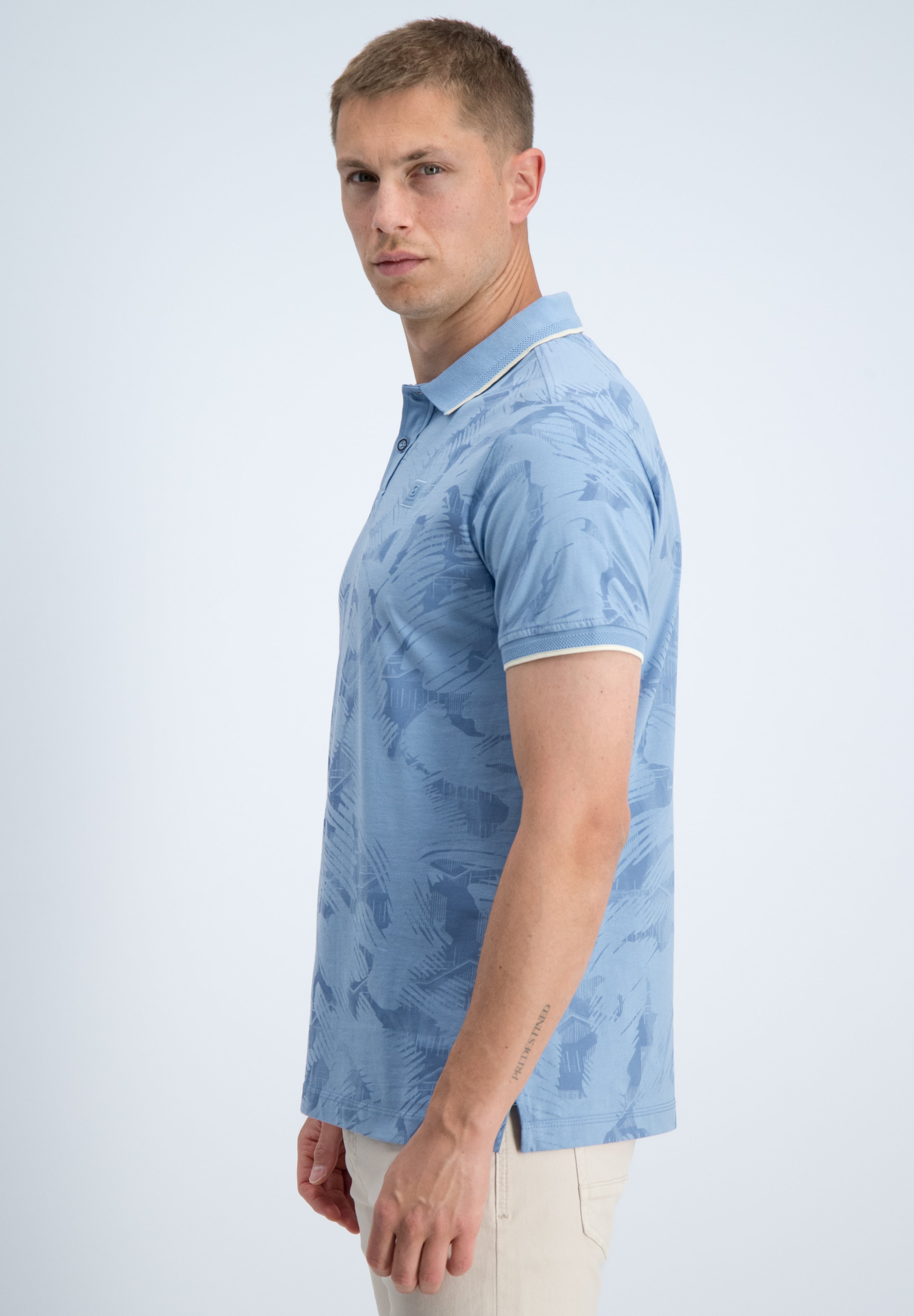 Regular fit polo all over print