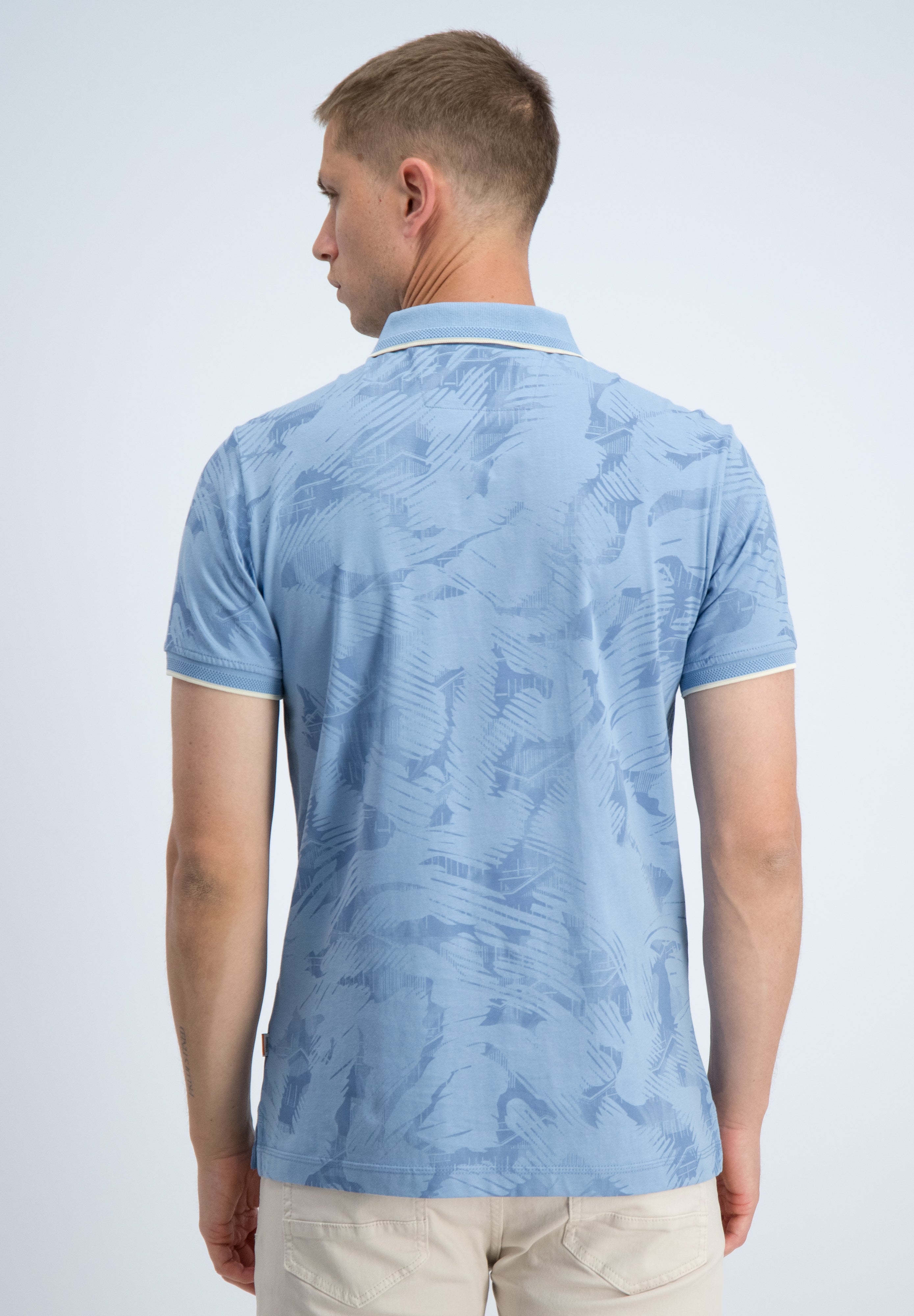Regular fit polo all over print