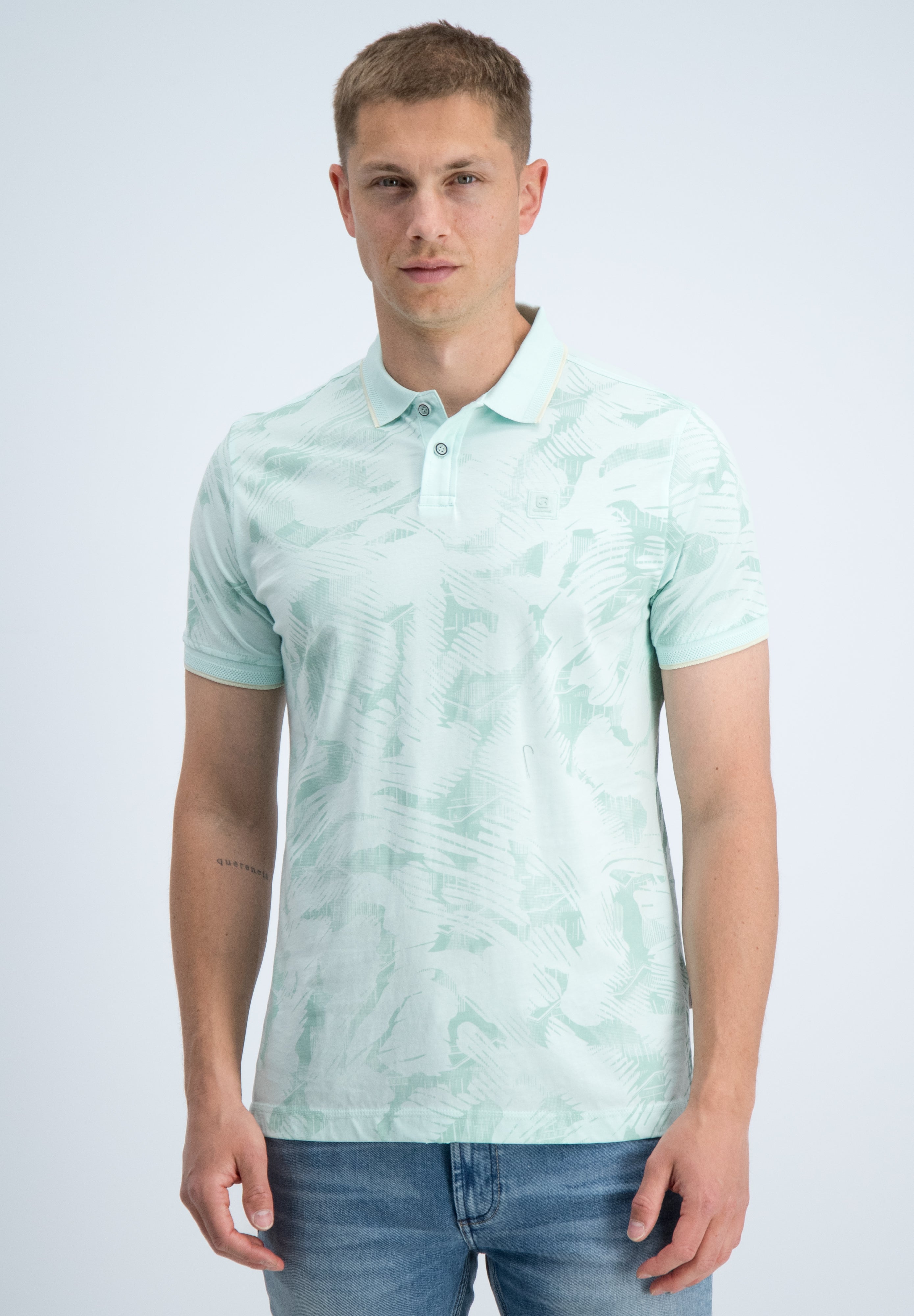 Regular fit polo all over print