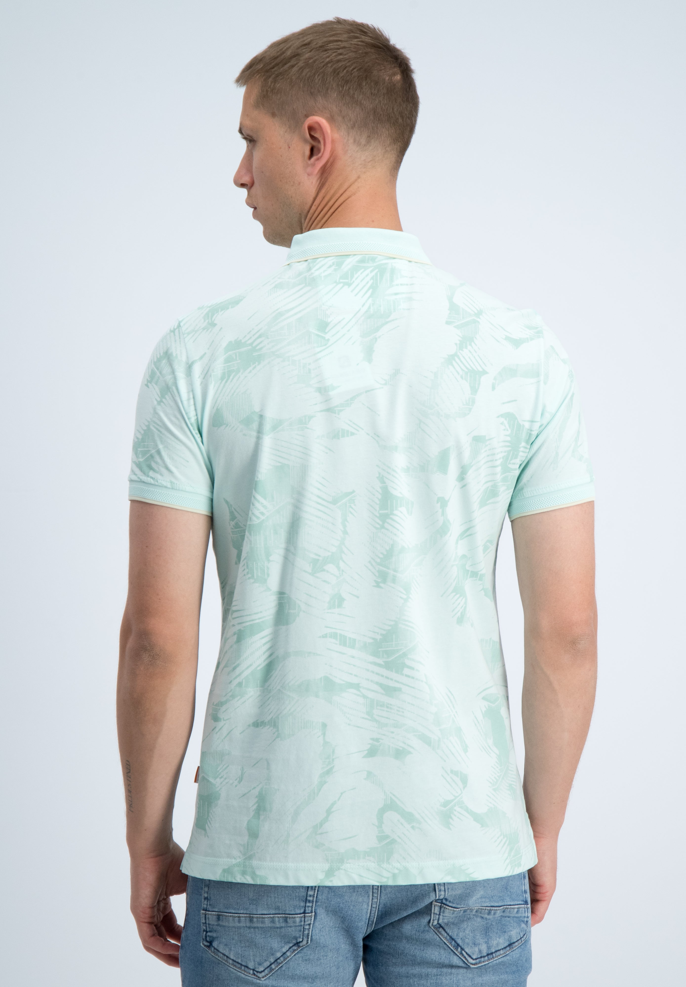 Regular fit polo all over print