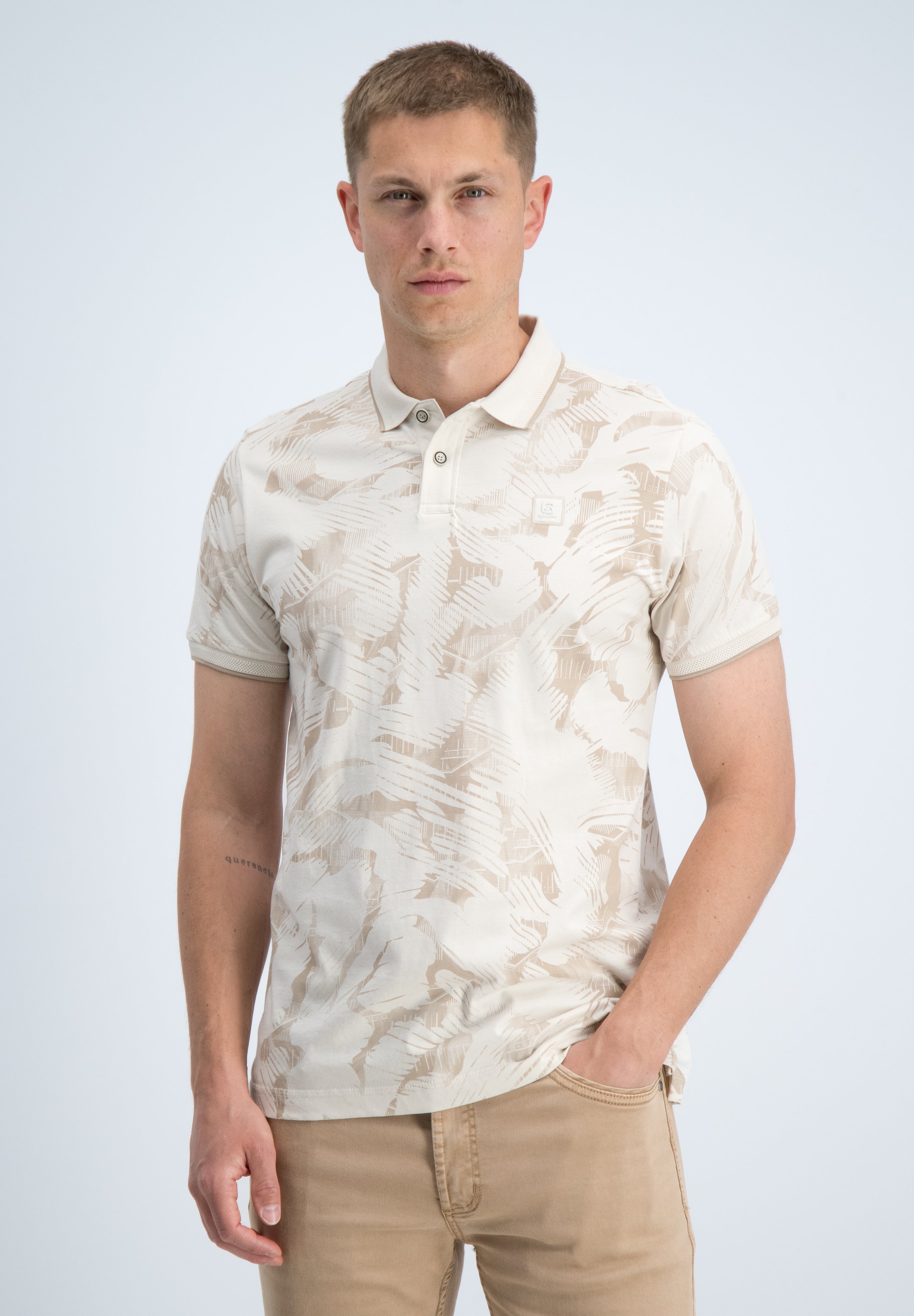 Regular fit polo all over print
