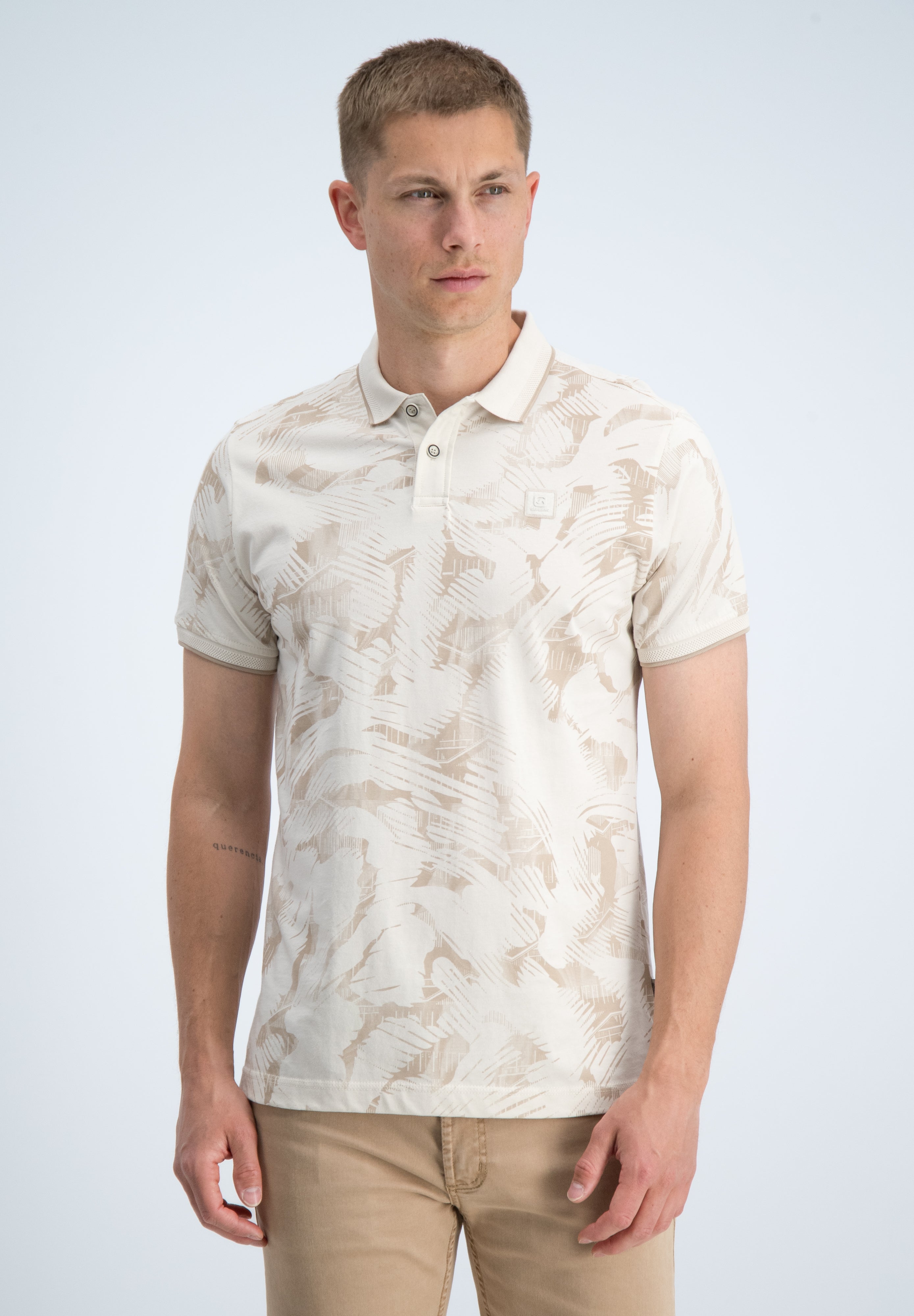 Regular fit polo all over print