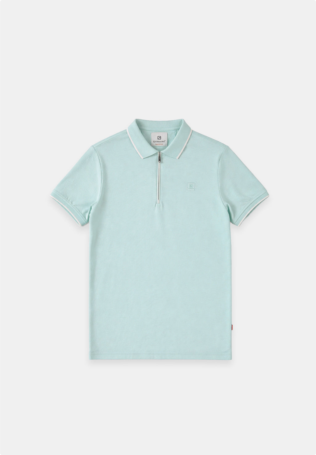 Regular fit polo comfort met rits