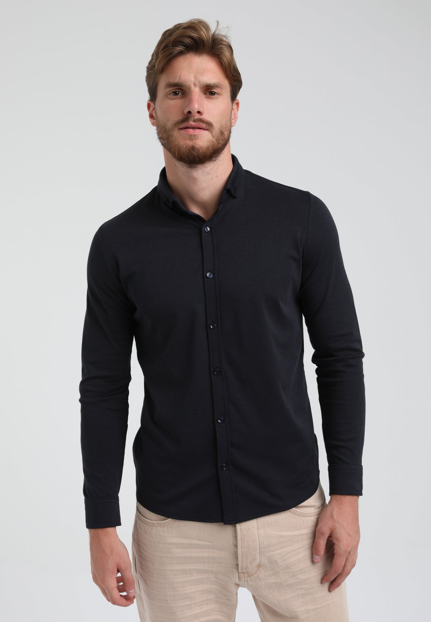 Comfort Premium overhemd | Navy
