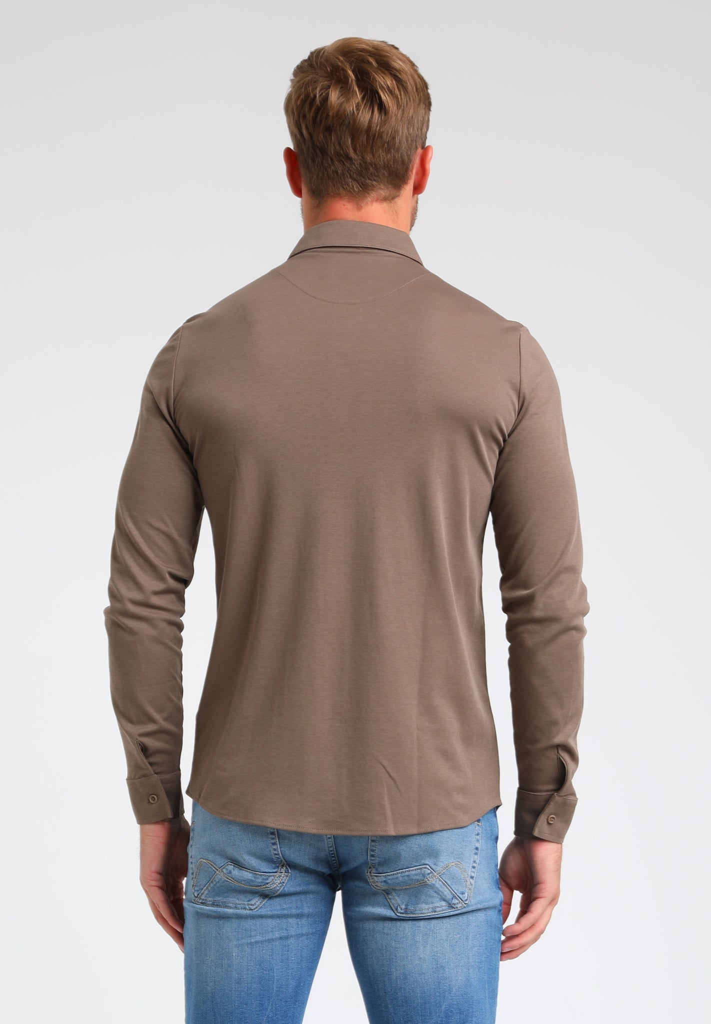Comfort Premium overhemd | Deep Taupe