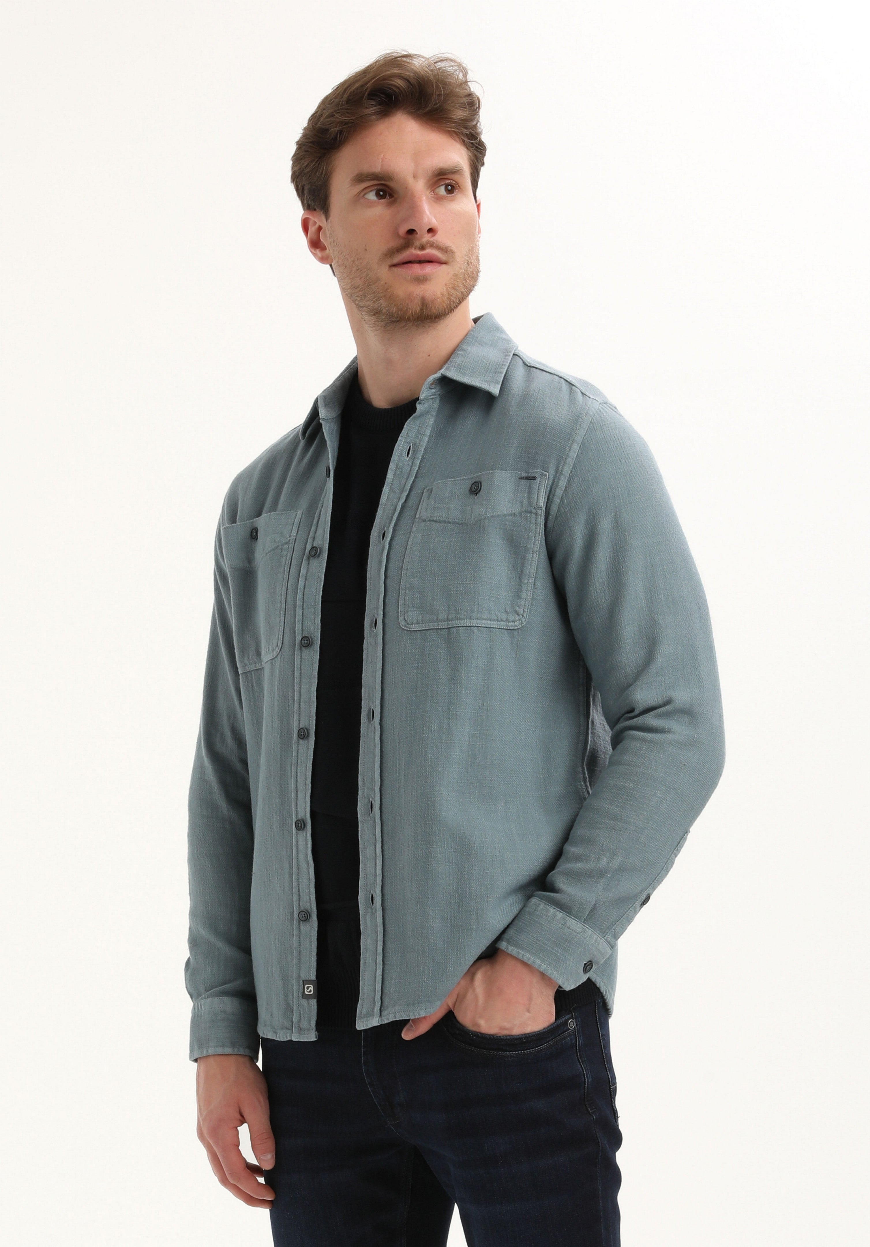 Stoere garment dye overhemd