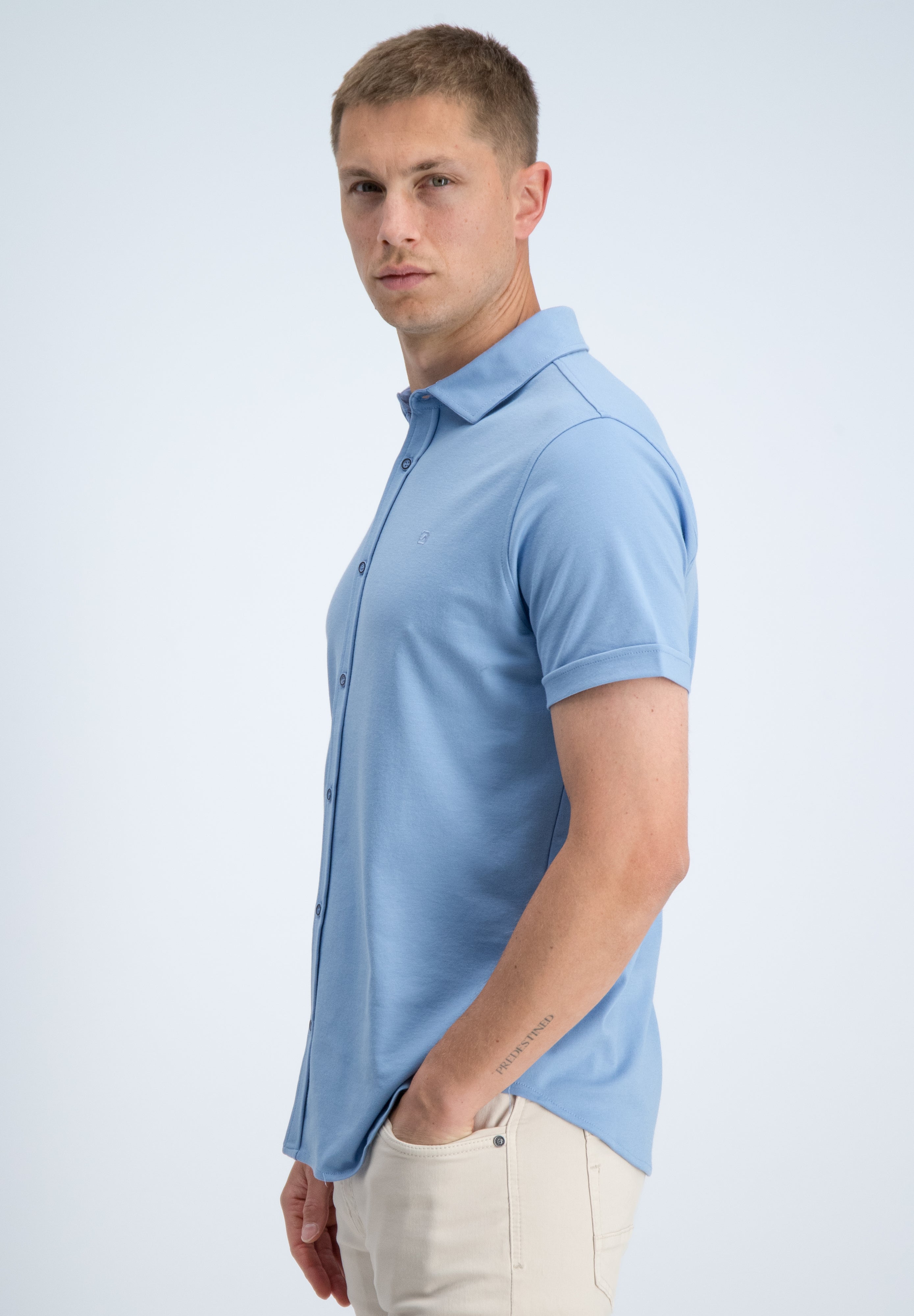 Regular fit overhemd comfort korte mouw