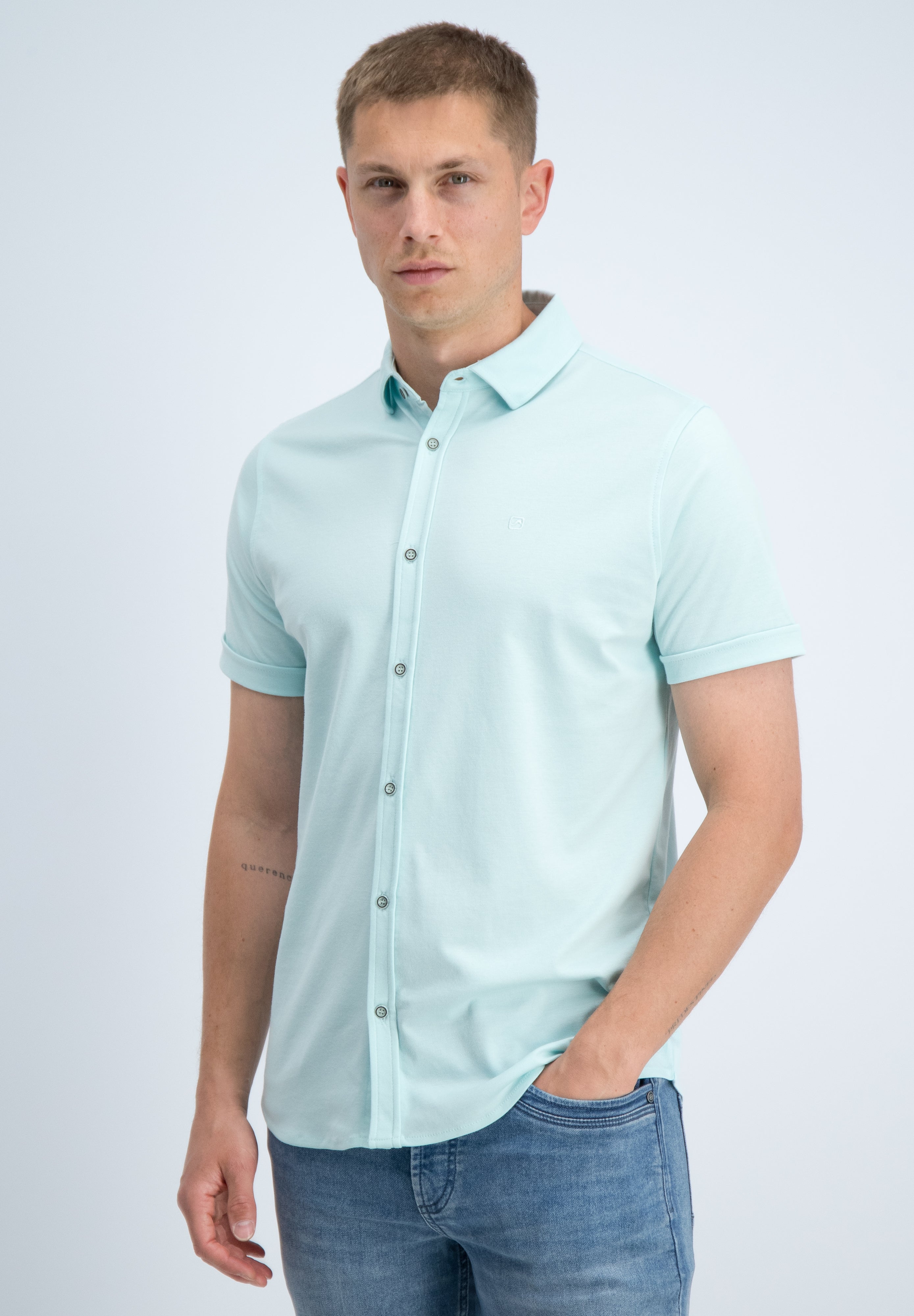 Regular fit overhemd comfort korte mouw
