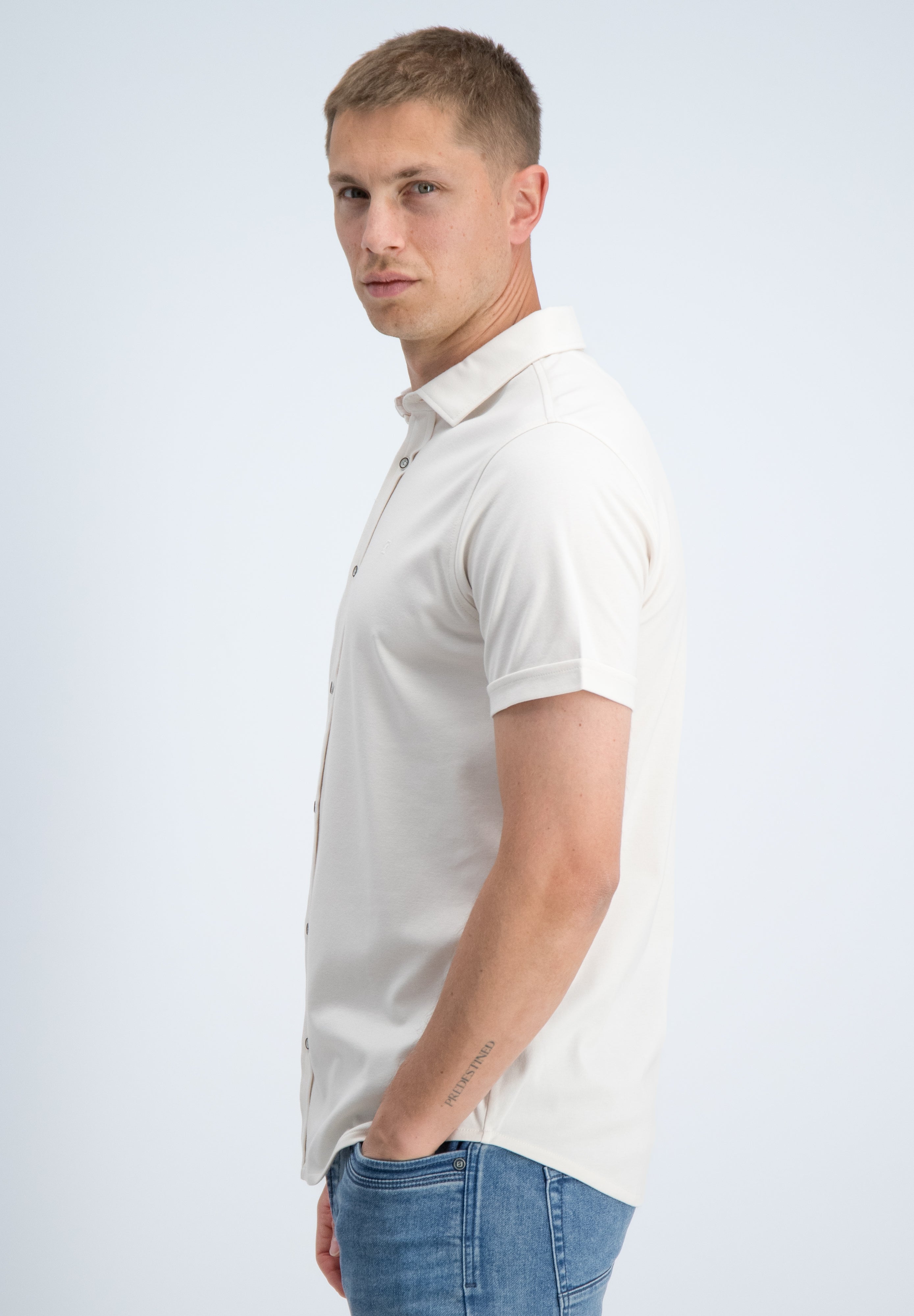 Regular fit overhemd comfort korte mouw