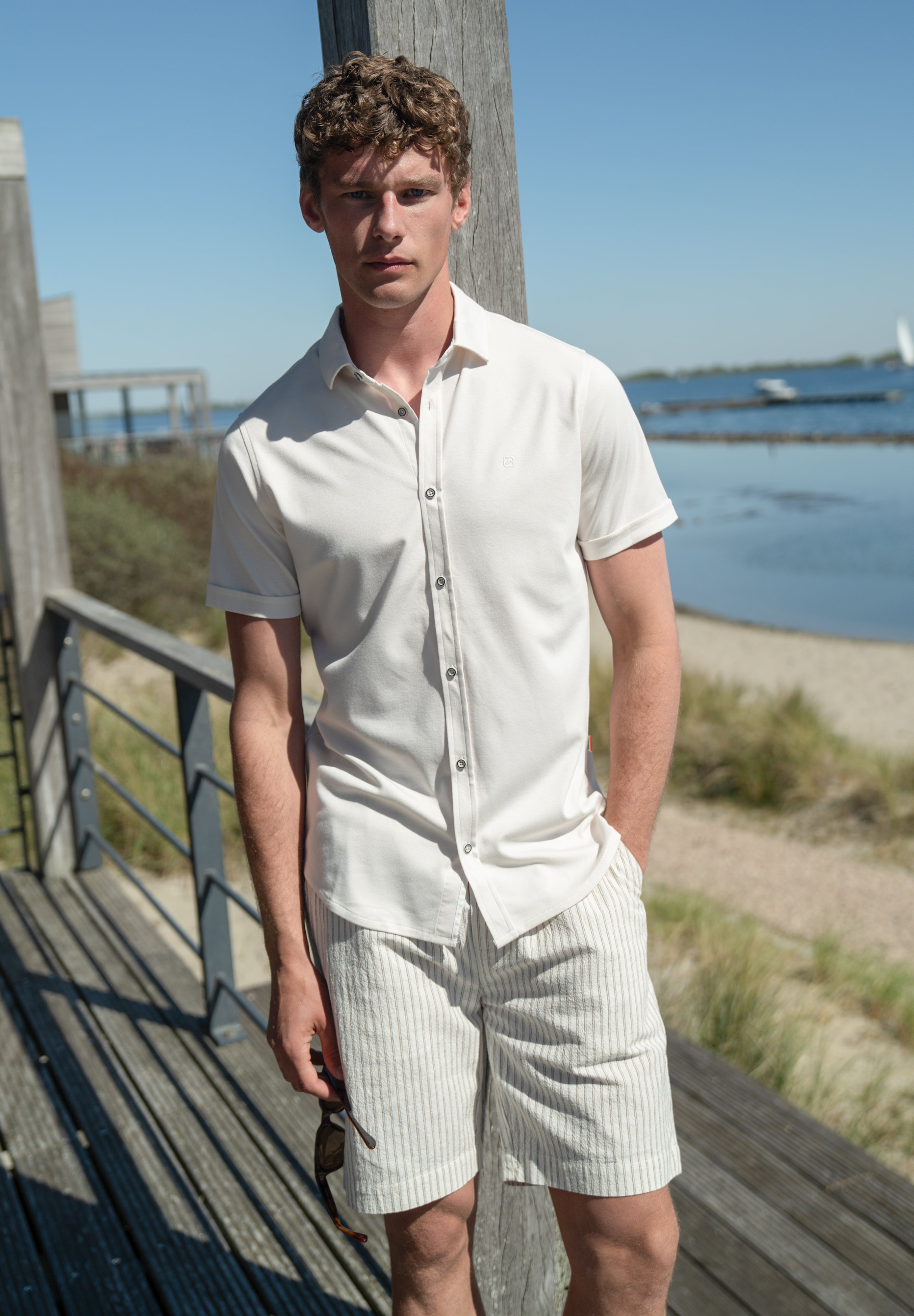 Regular fit overhemd comfort korte mouw
