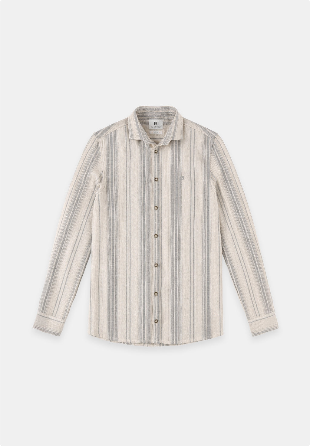 Jens  - Cotton vertical striped shirt