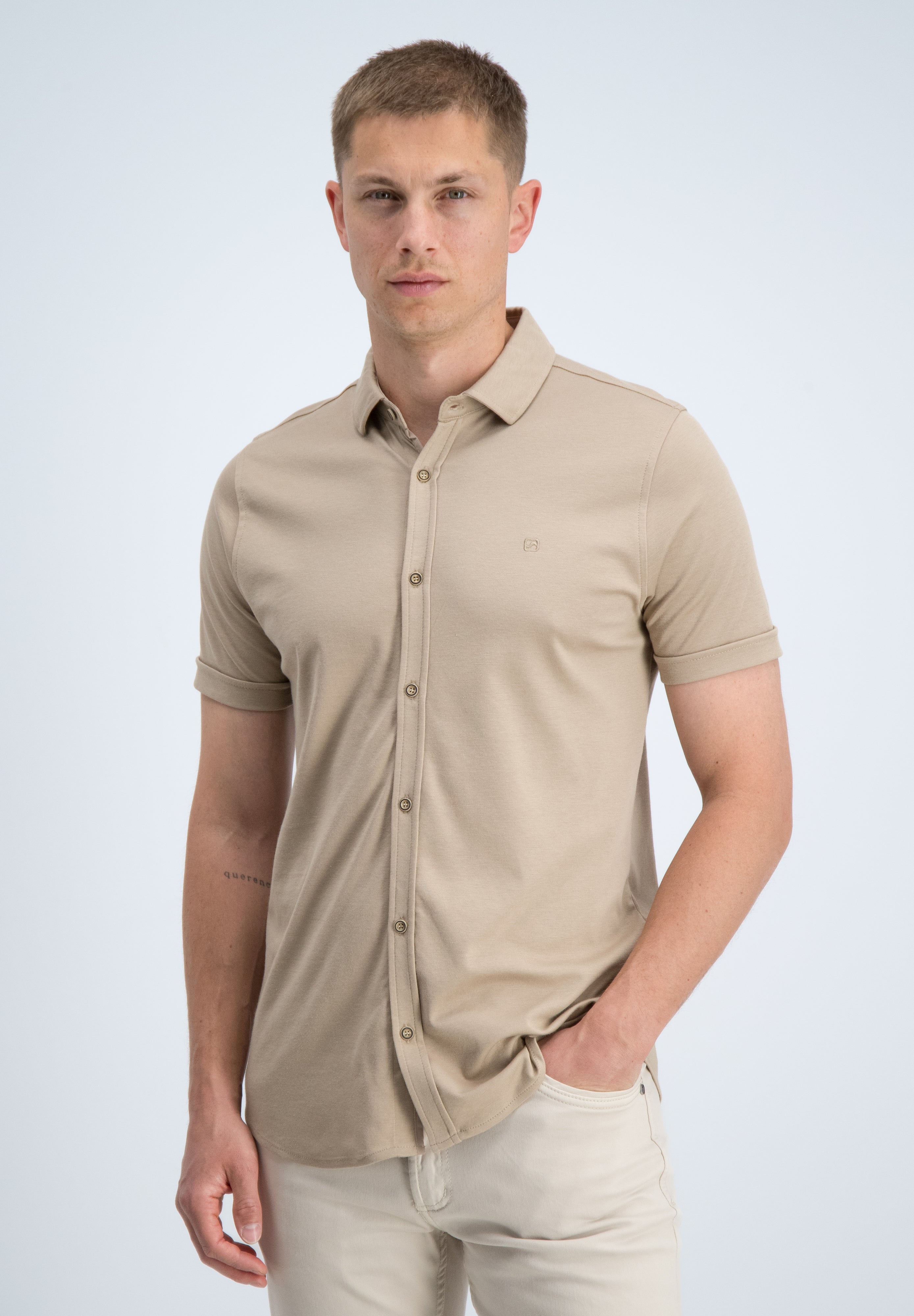 Regular fit overhemd comfort korte mouw