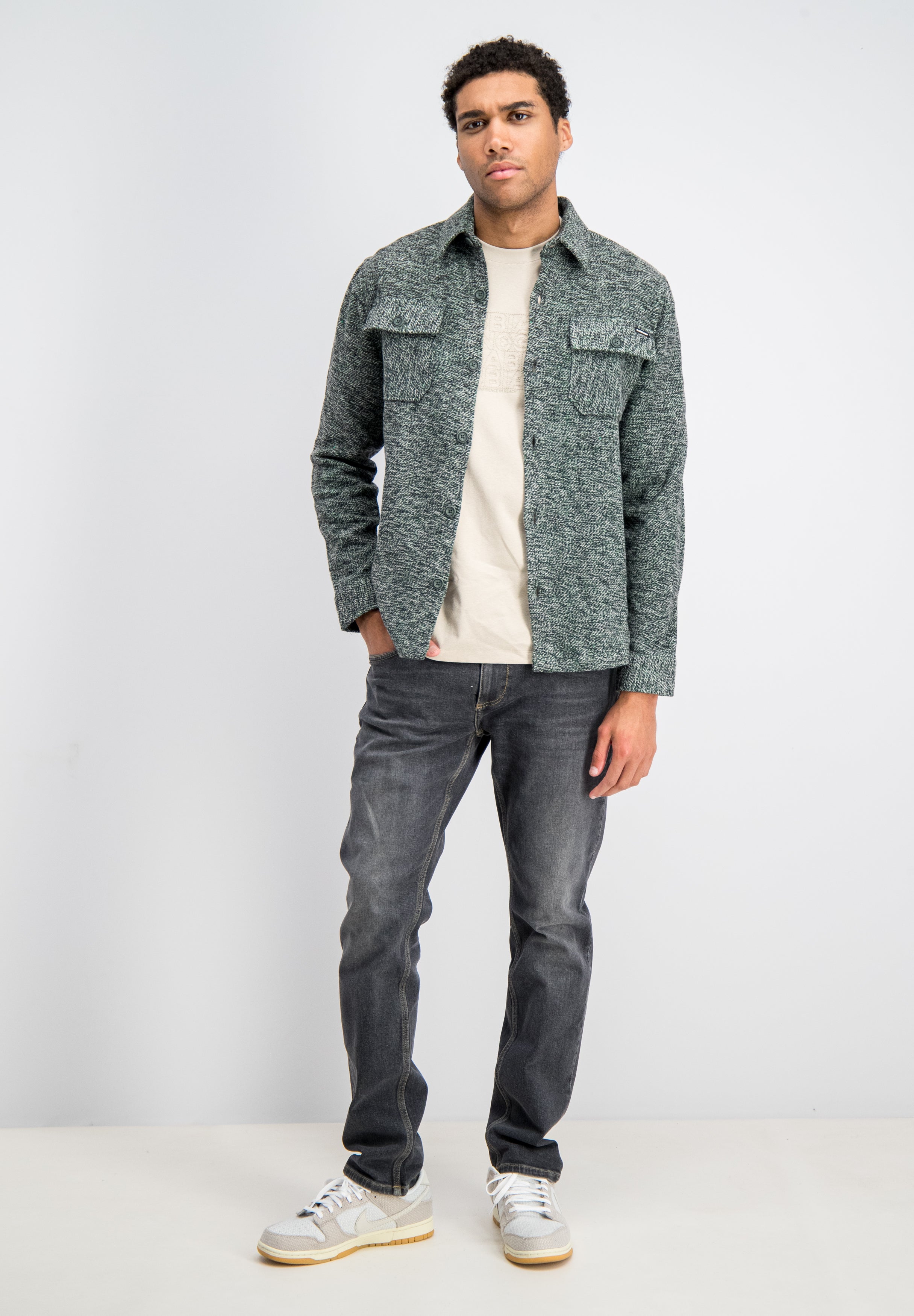 Lorn - Tweed Flannel Overshirt