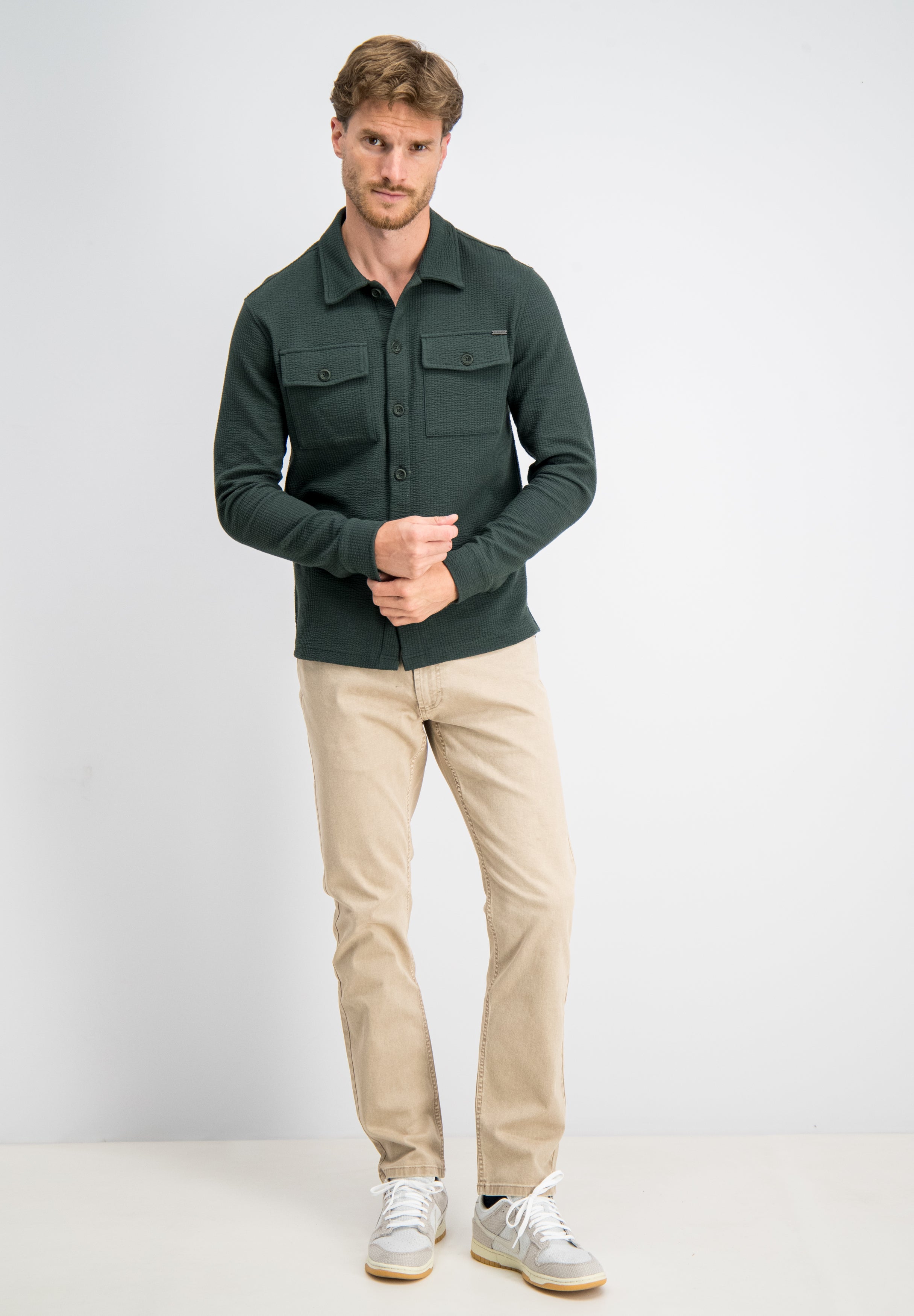 Finny – Jacquard Stripe Overshirt