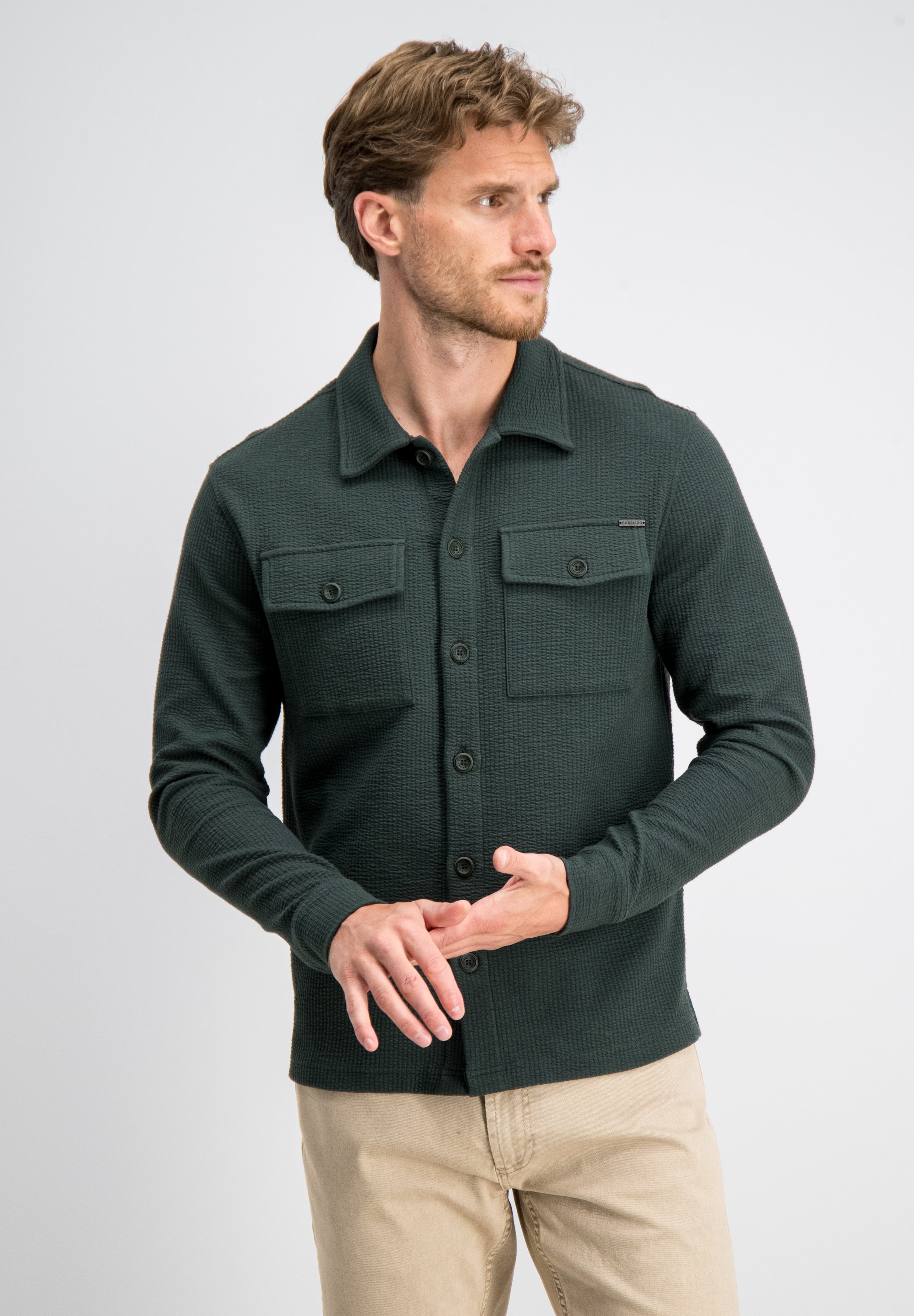 Finny – Jacquard Stripe Overshirt