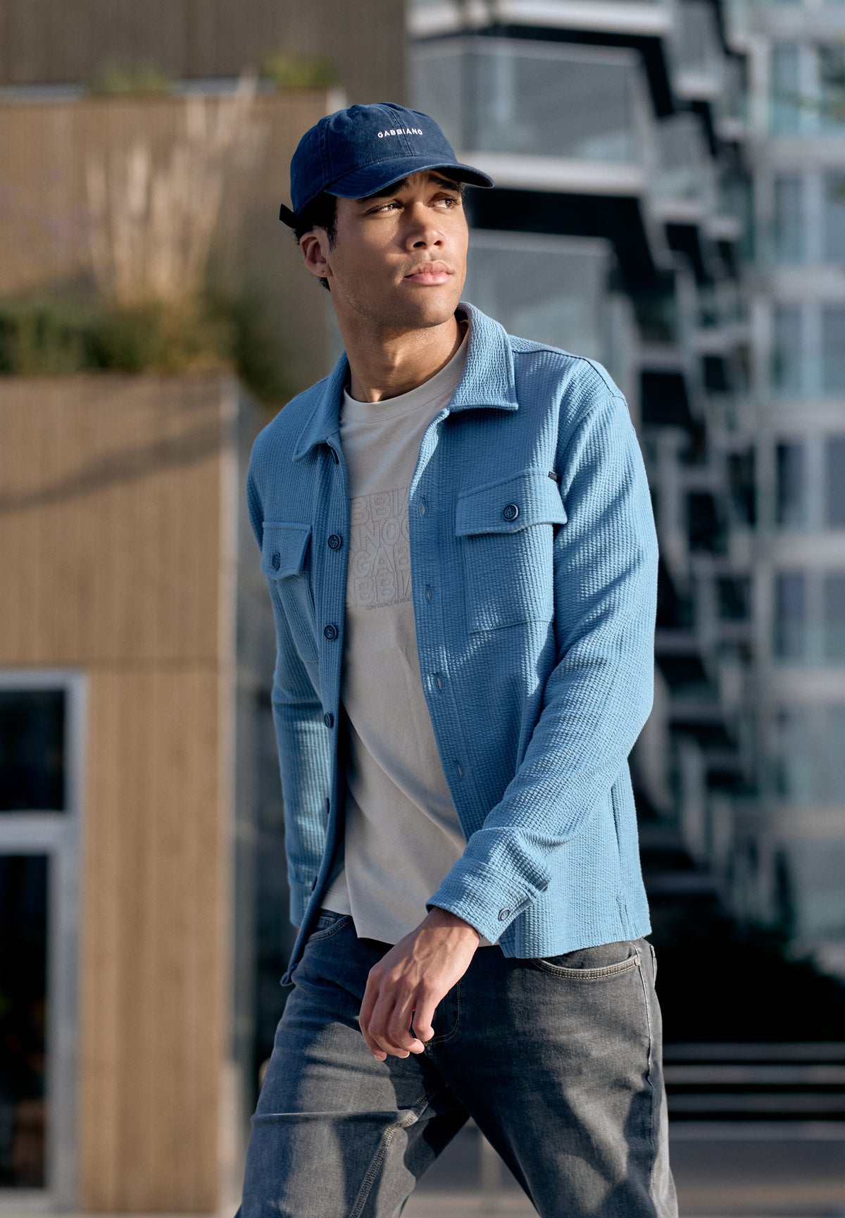 Finny – Jacquard Stripe Overshirt