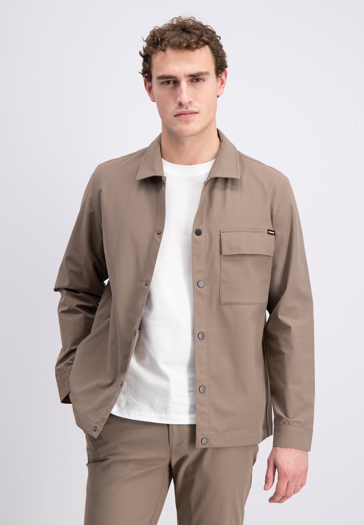 Travel overshirt 4way-stretch