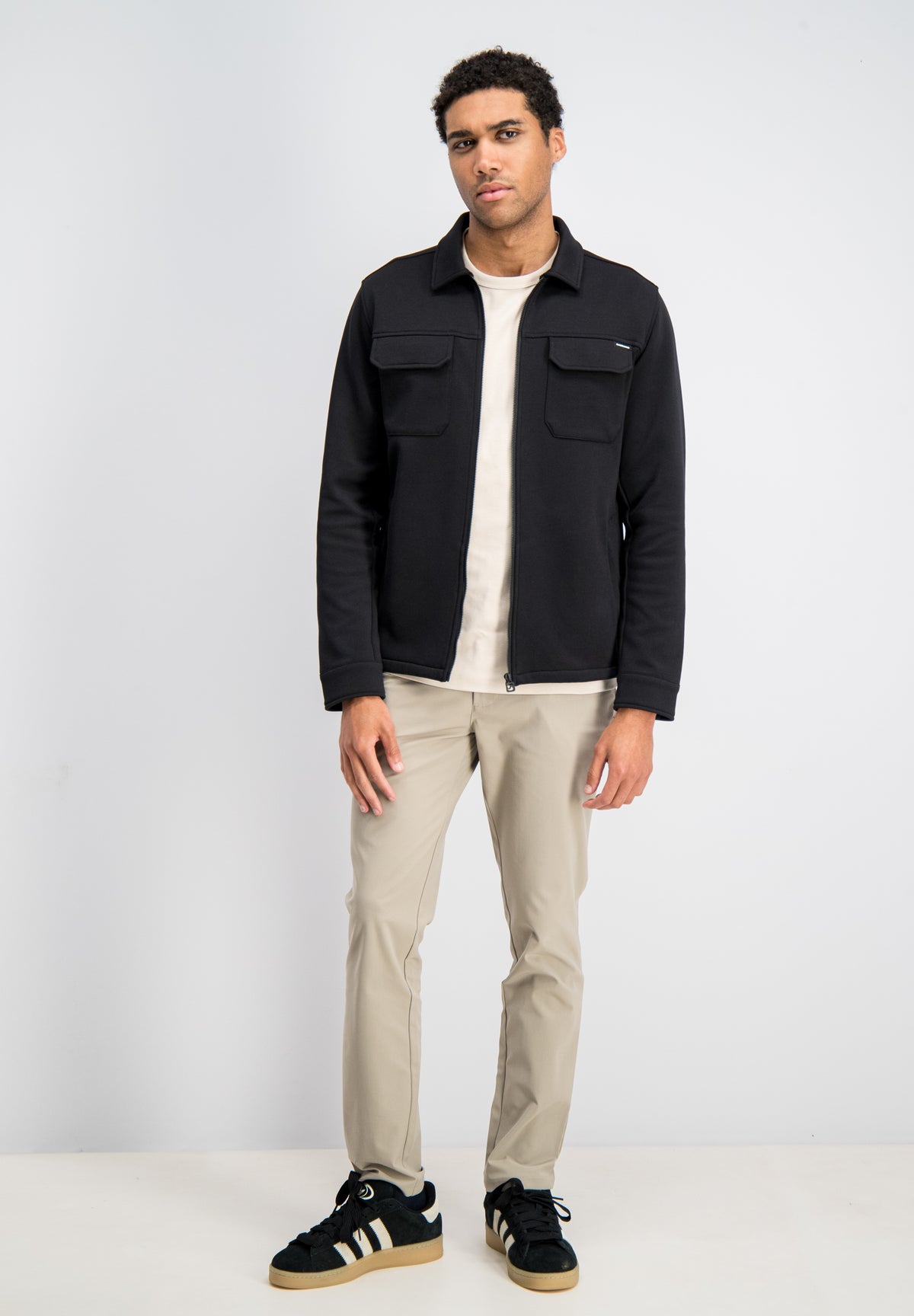 Eason – Sweat Zip Overshirt