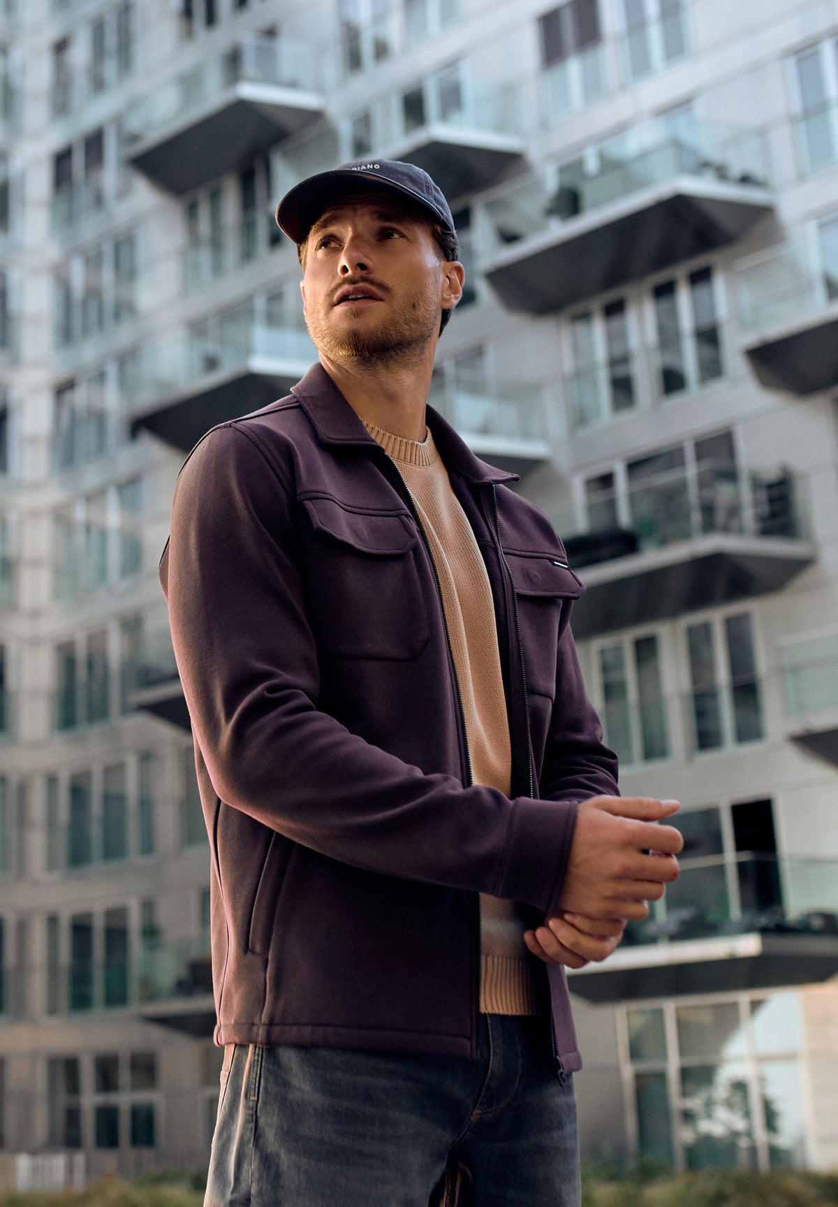 Eason – Sweat Zip Overshirt