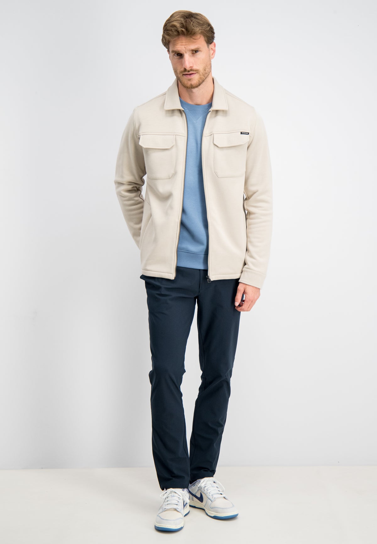Eason – Sweat Zip Overshirt