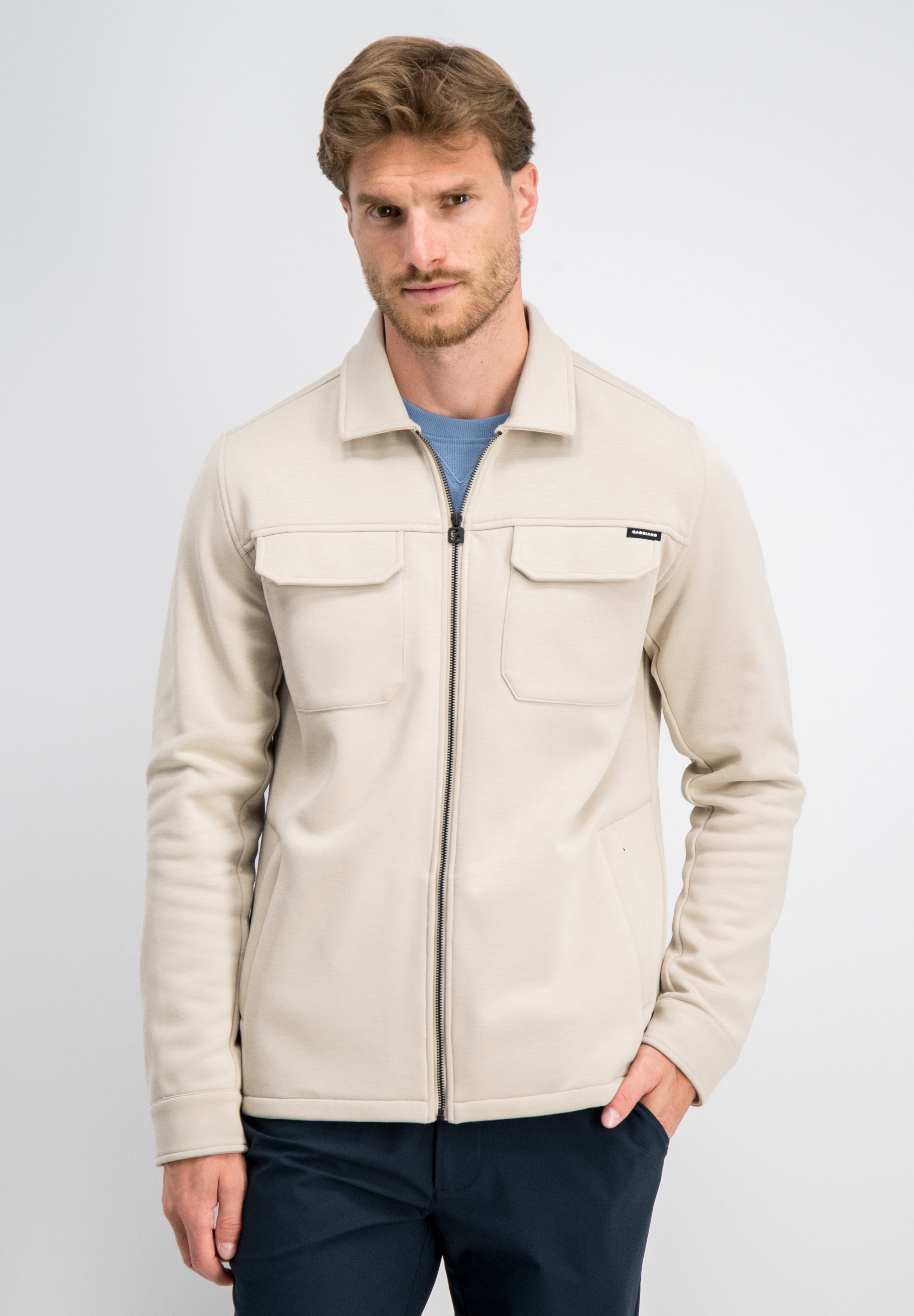 Eason – Sweat Zip Overshirt