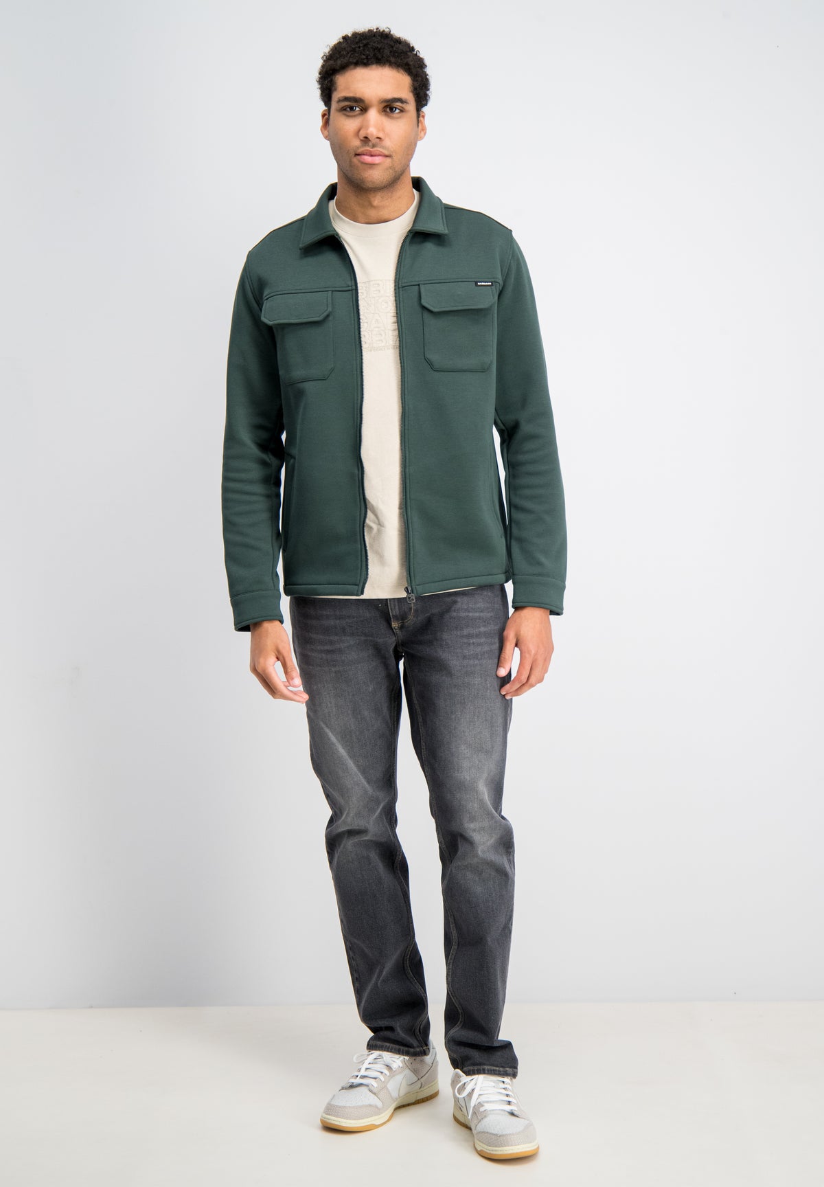 Eason – Sweat Zip Overshirt