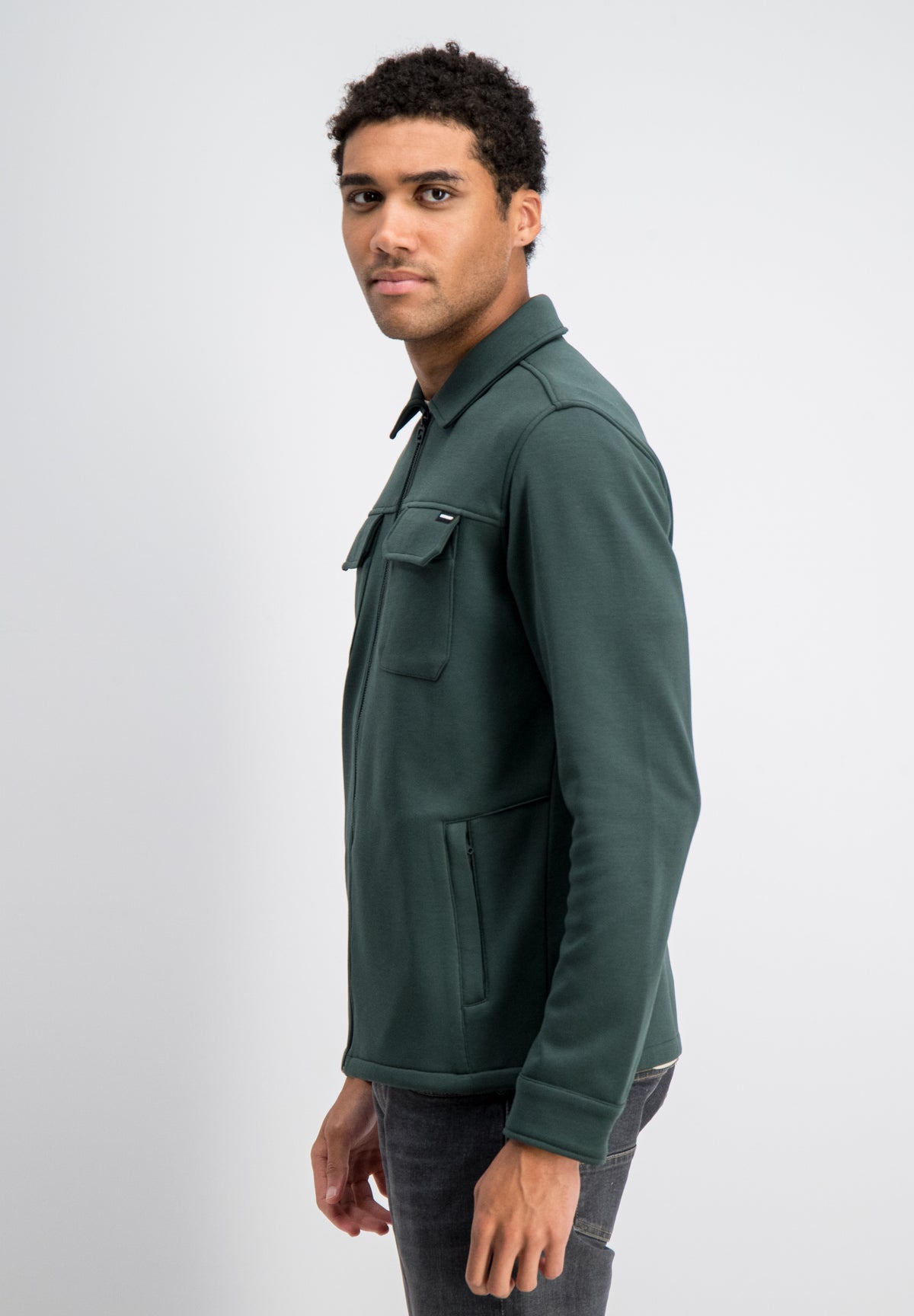 Eason – Sweat Zip Overshirt