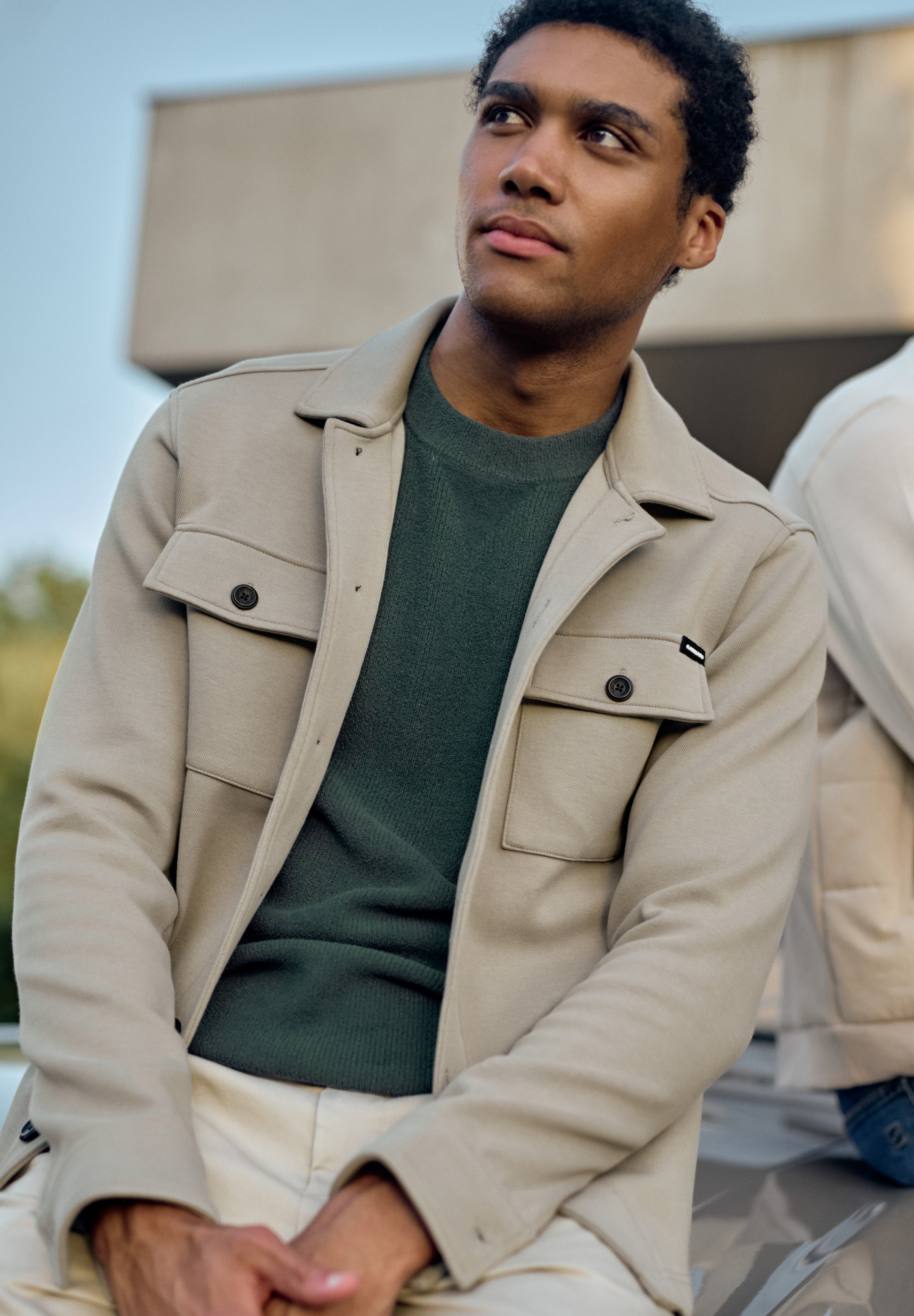 Brody - Pique Interlock Overshirt