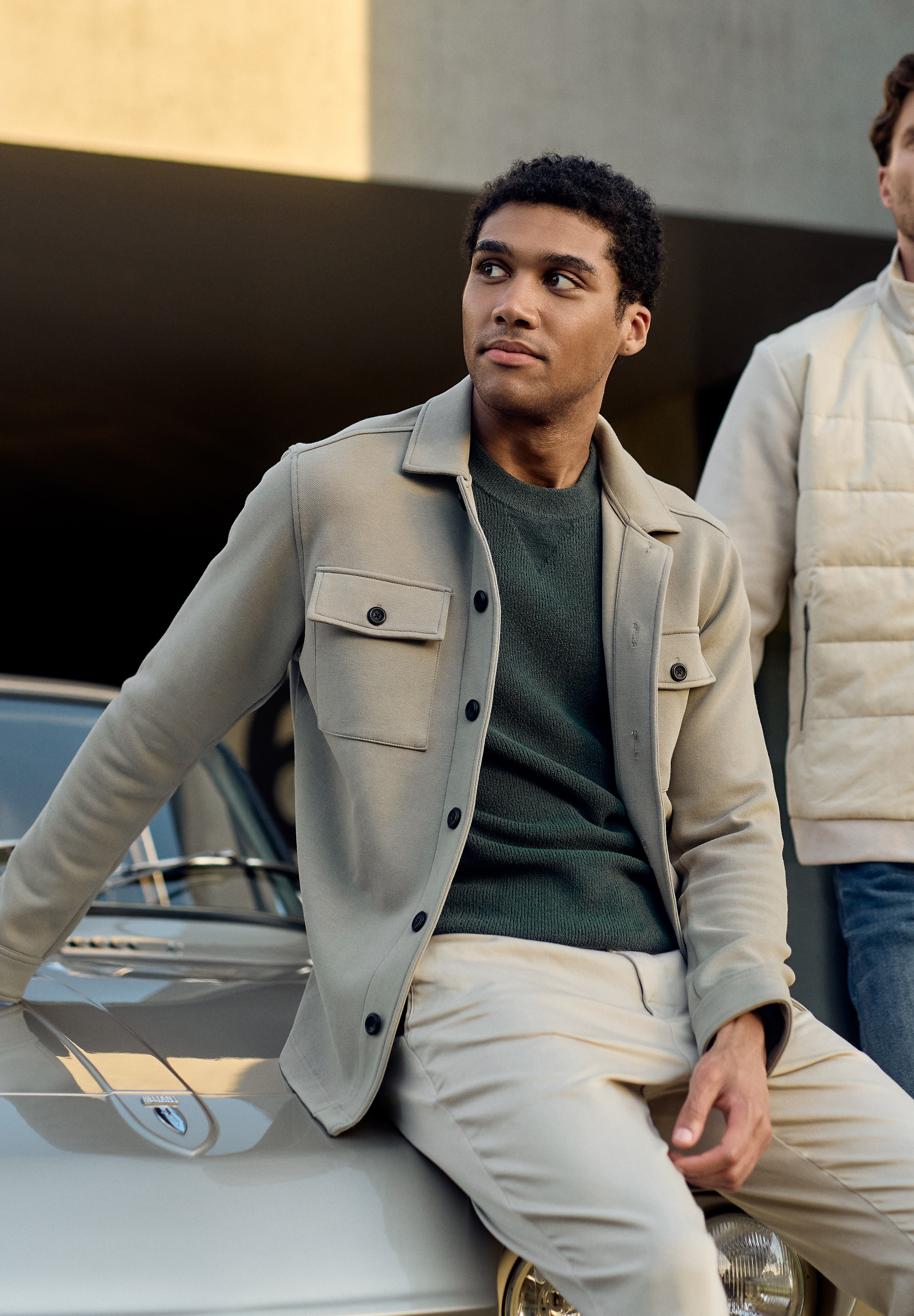 Brody - Pique Interlock Overshirt
