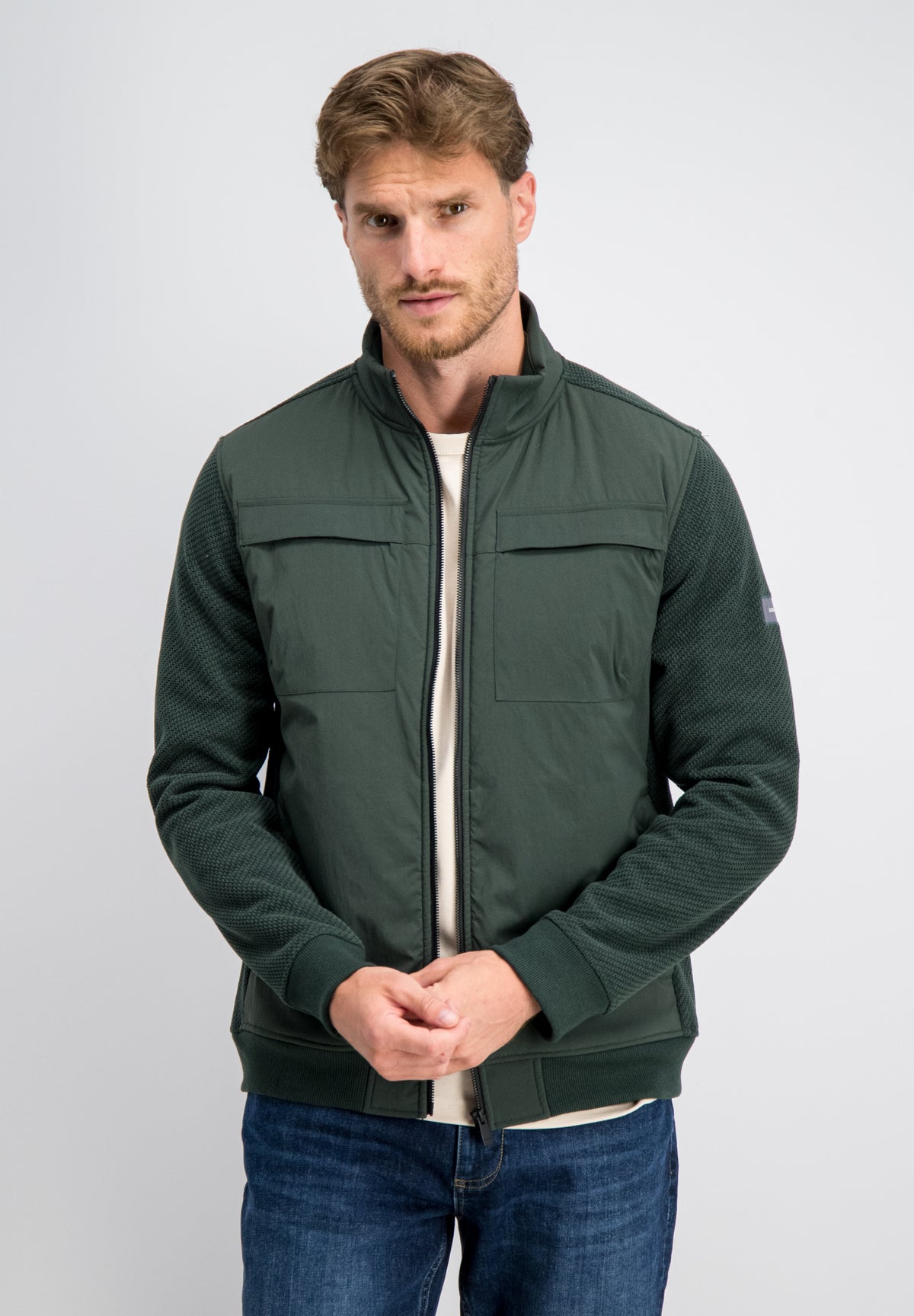 Inver – Sweat Mix Zip Cardigan
