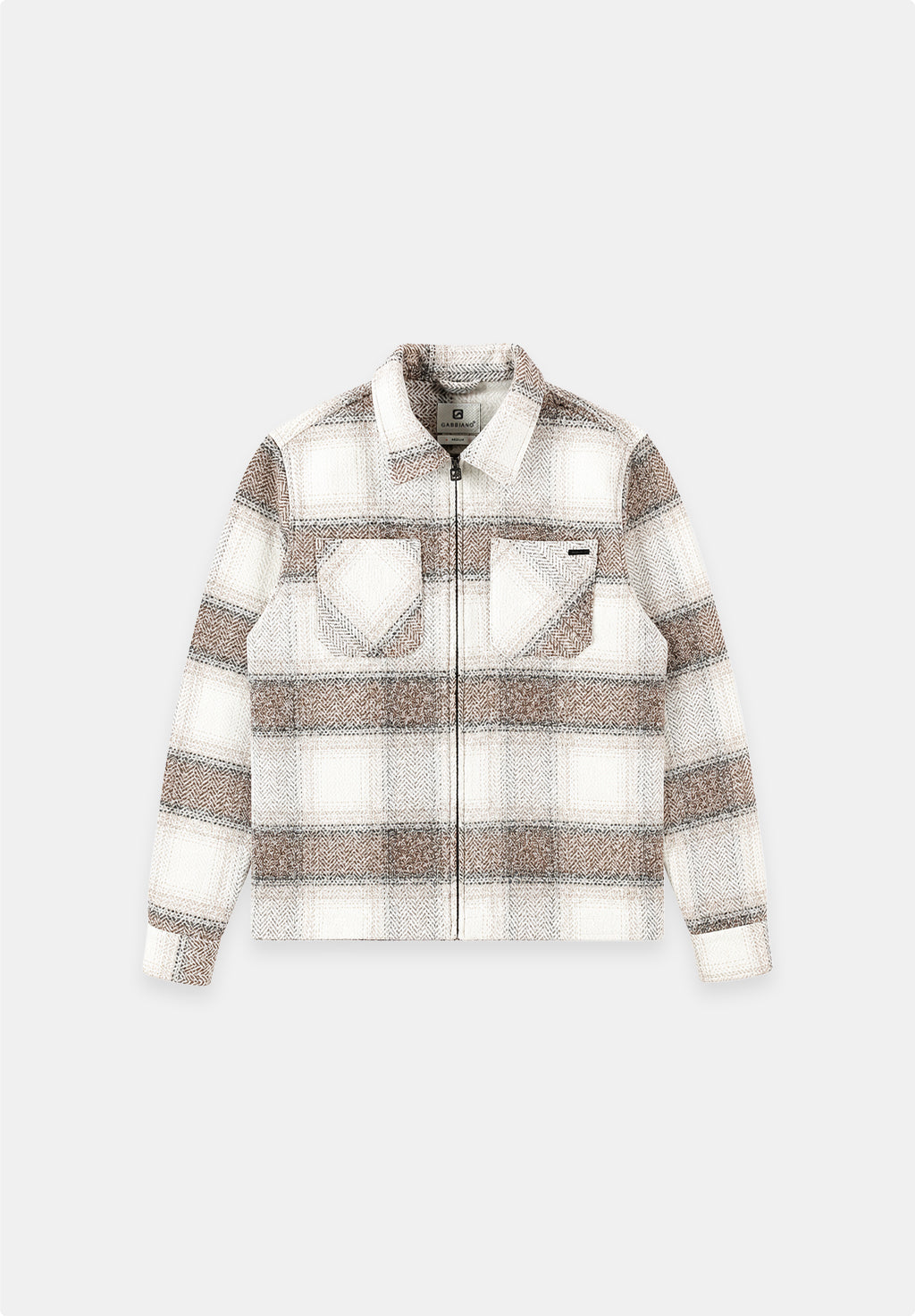 Glenn – Check Flannel Zip Overshirt