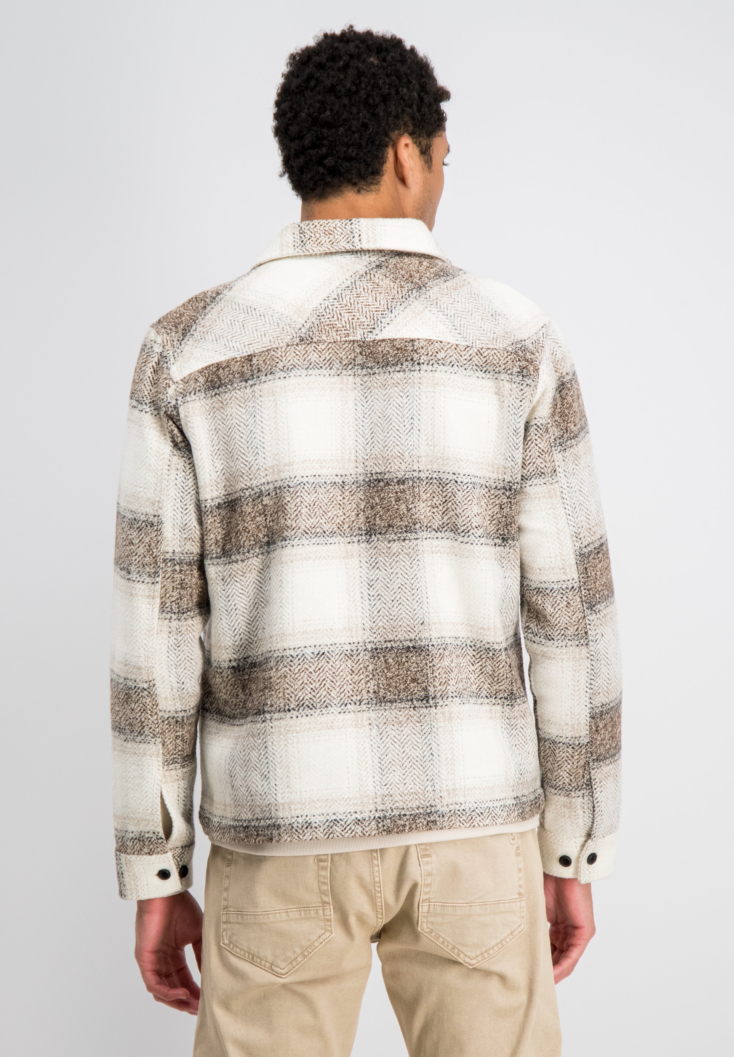 Glenn – Check Flannel Zip Overshirt