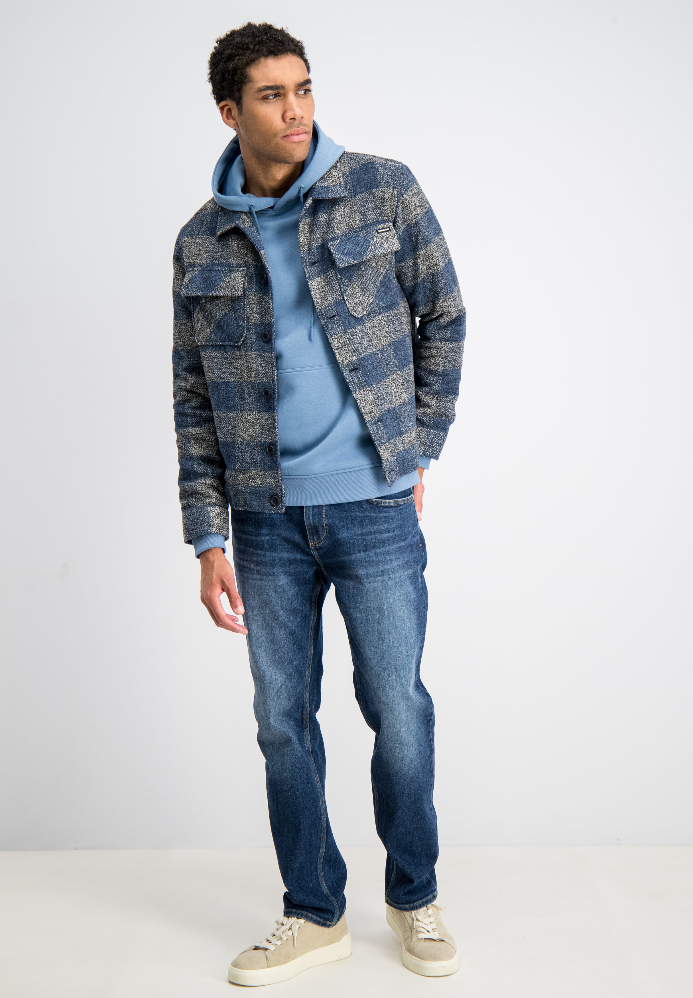 Morar – Check Flannel Trucker Overshirt