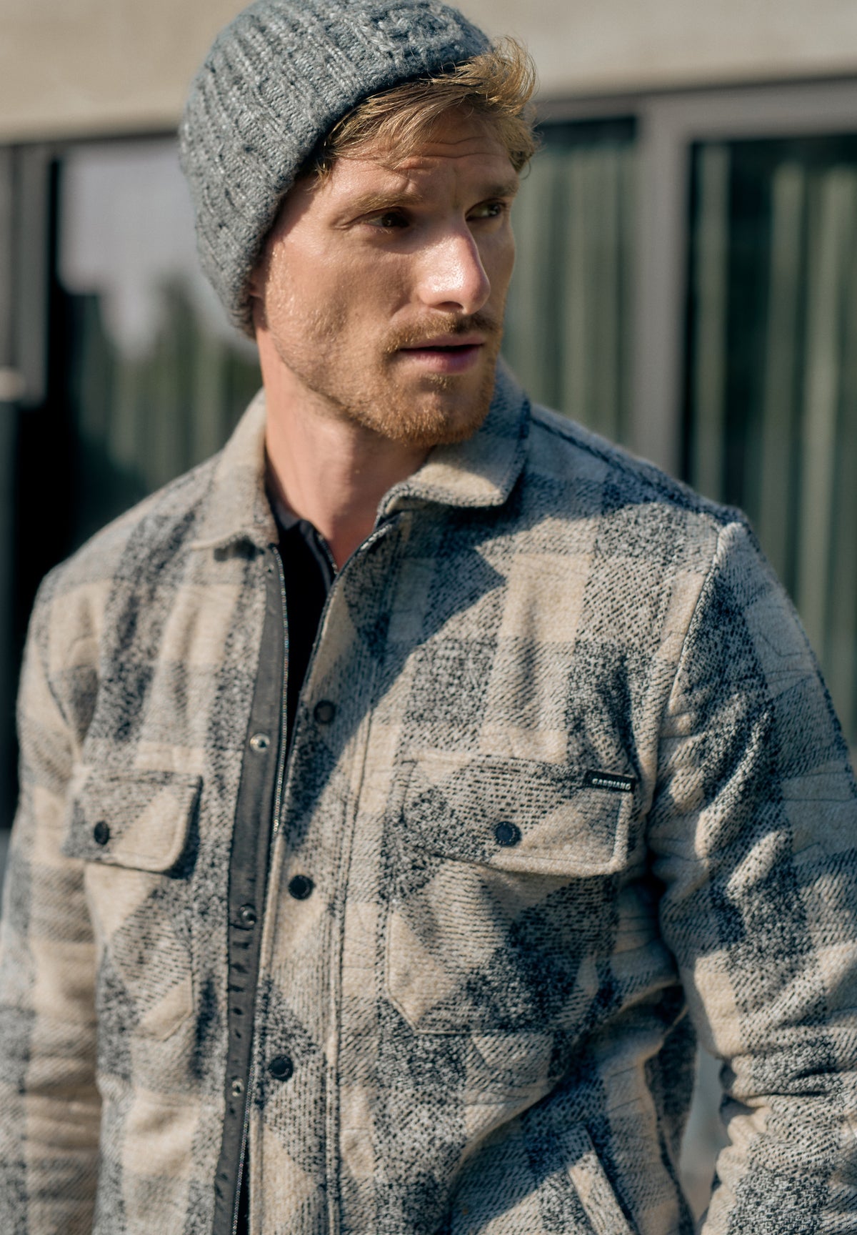 Flint – Quilted Check Flannel Overshirt